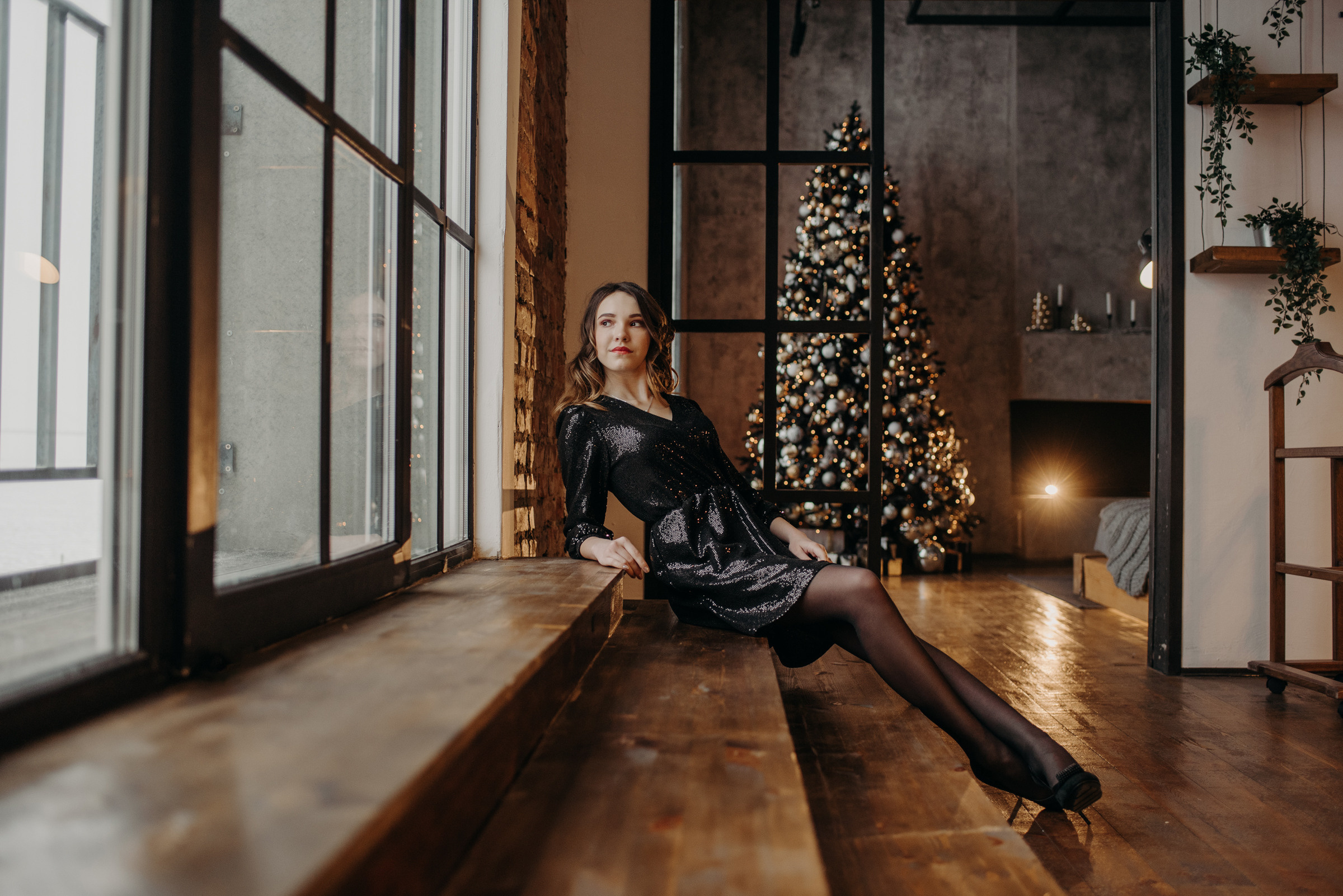 новогодняя фотосессия в студии в спб