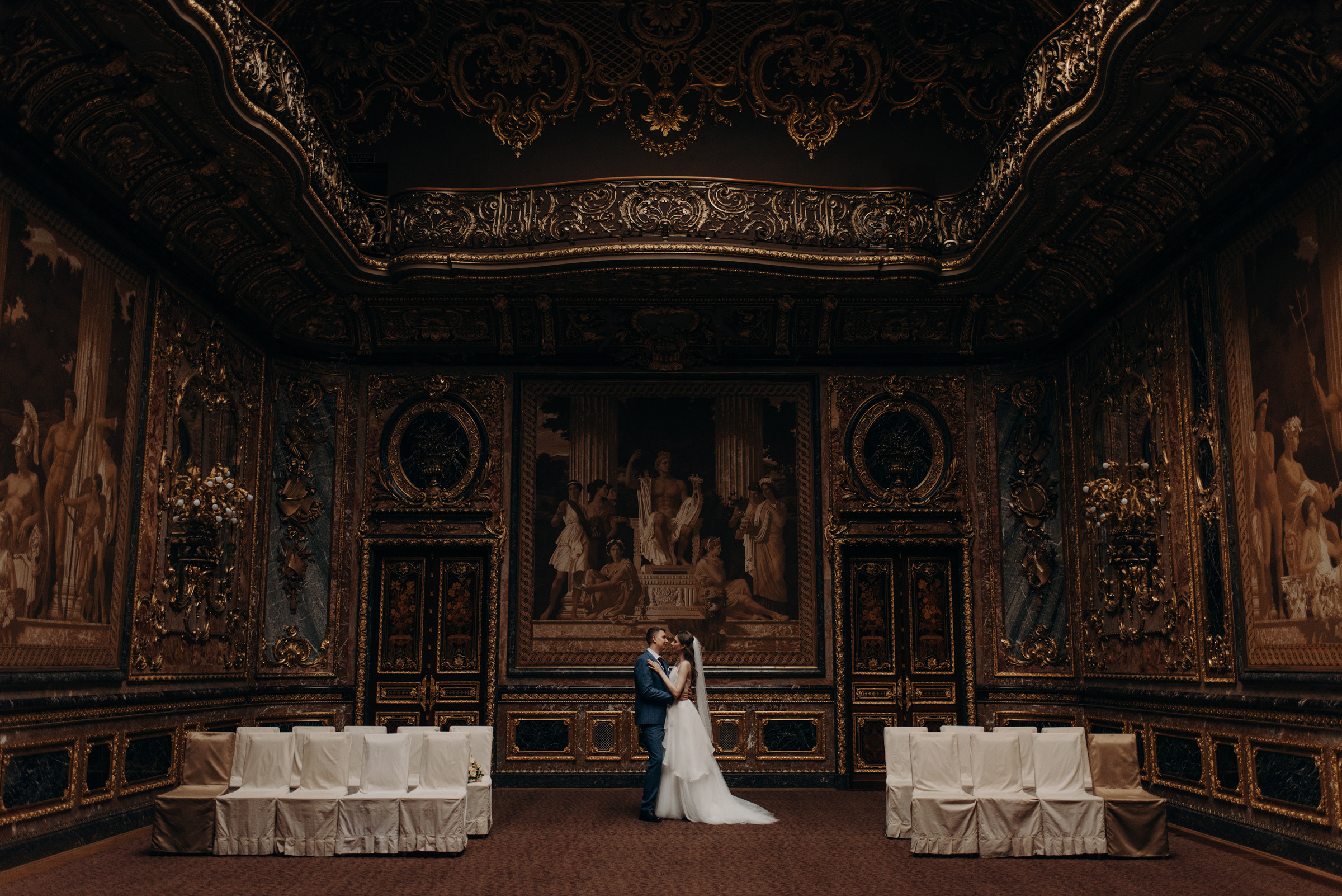 свадебная фотосессия в Доме Архитектора, дворцы в Санкт-Петербурге для свадебной фотосессии