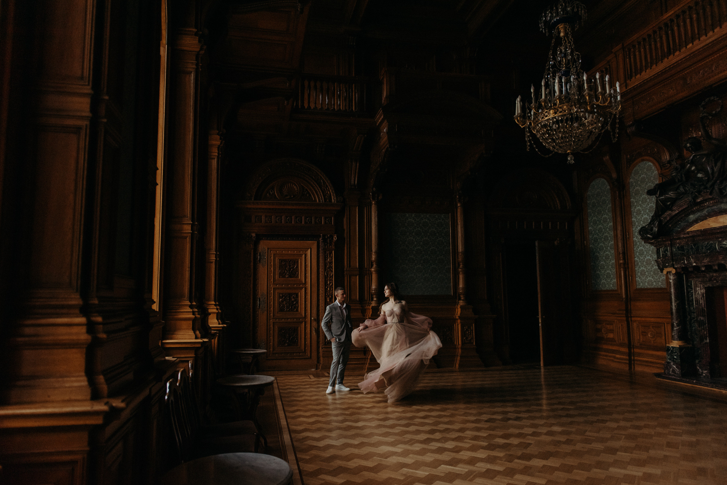 свадебная фотосессия в Доме Архитектора