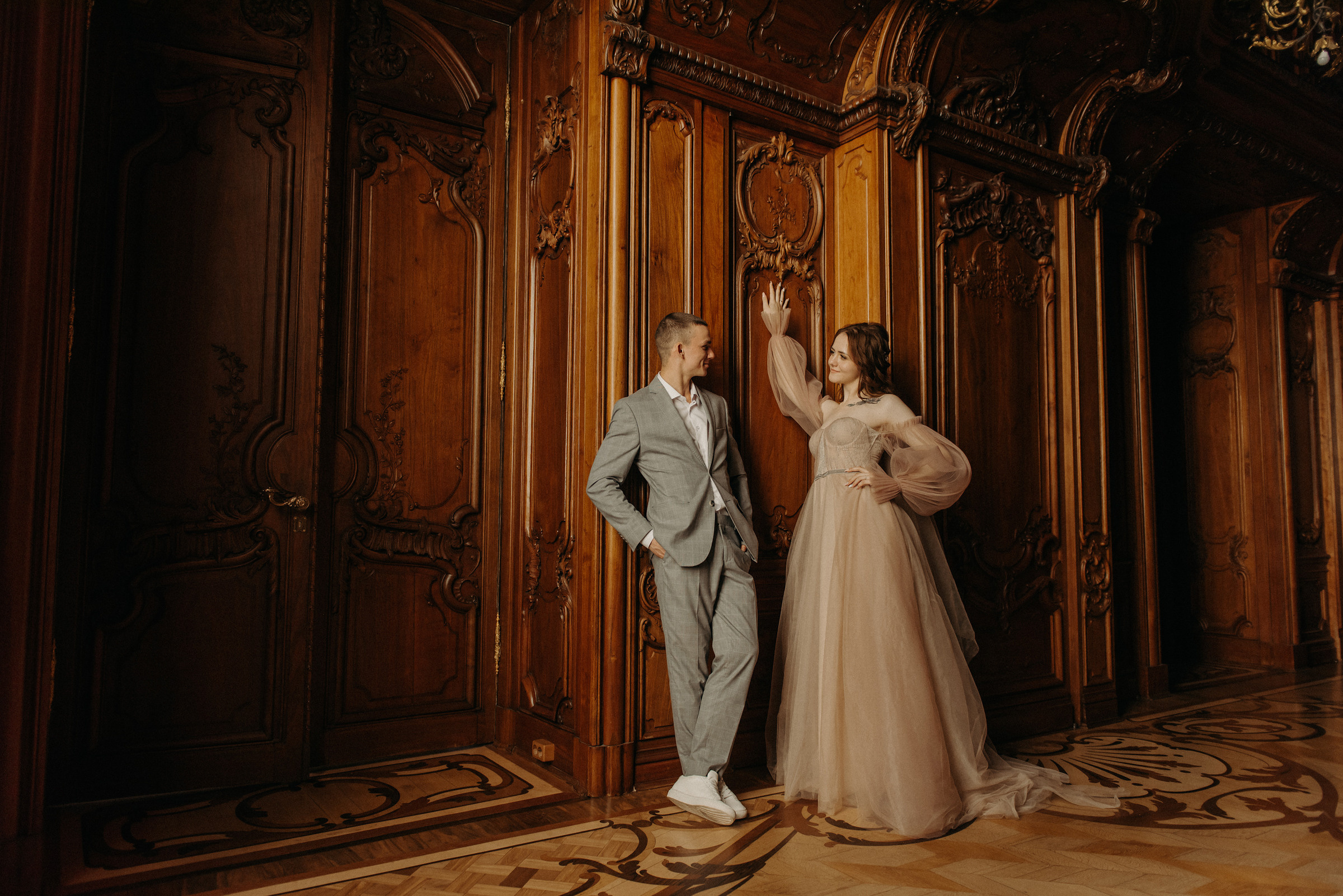 свадебная фотосессия в Доме Архитектора