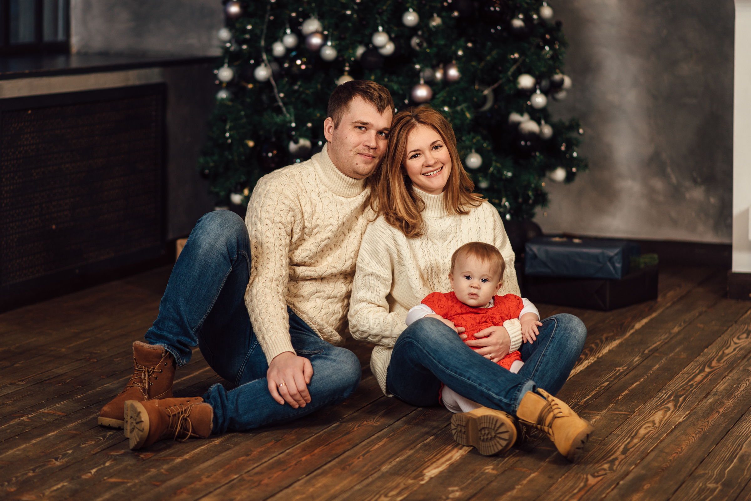 новогодняя фотосессия в студии в спб