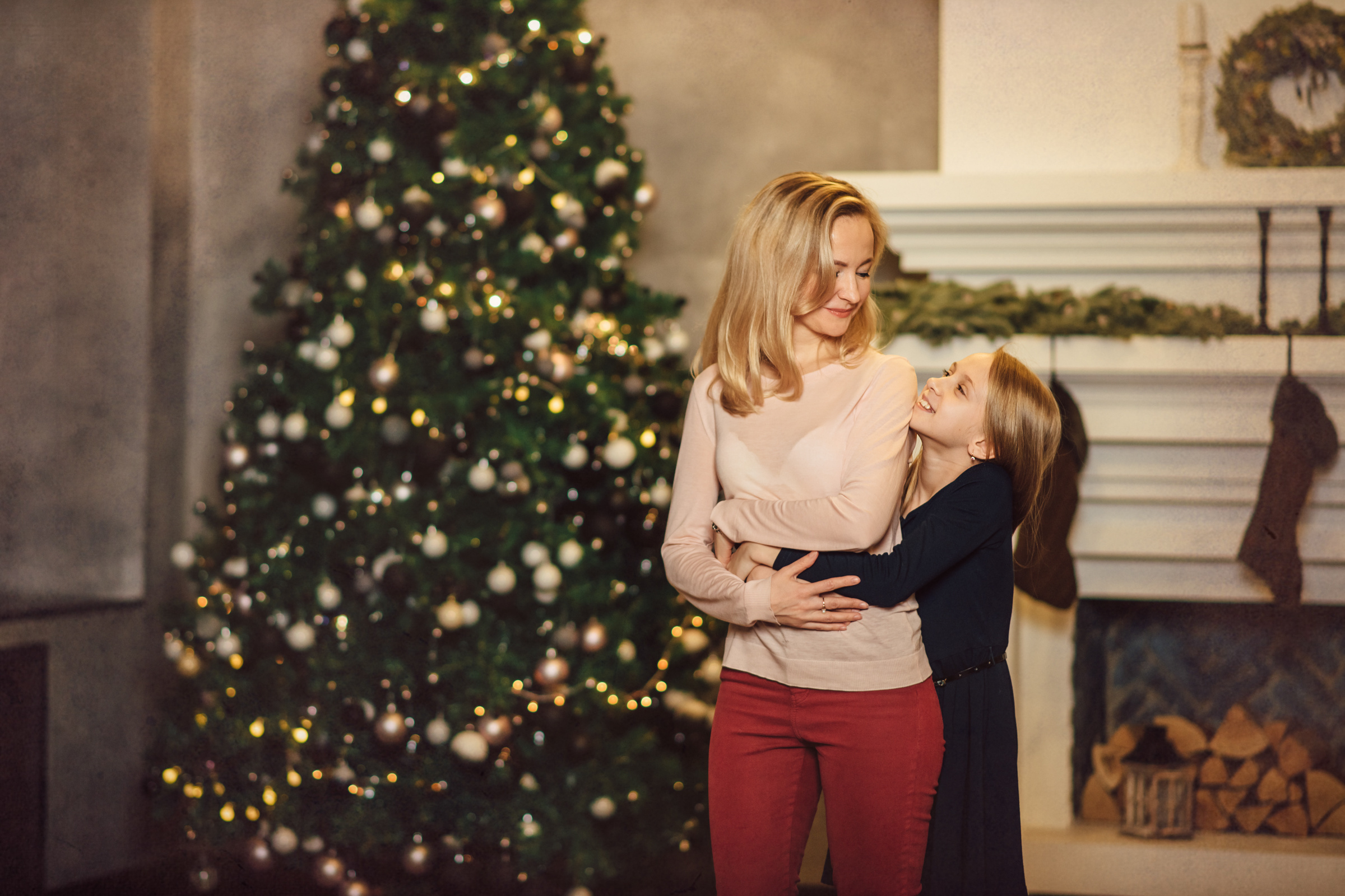 новогодняя фотосессия в студии в спб