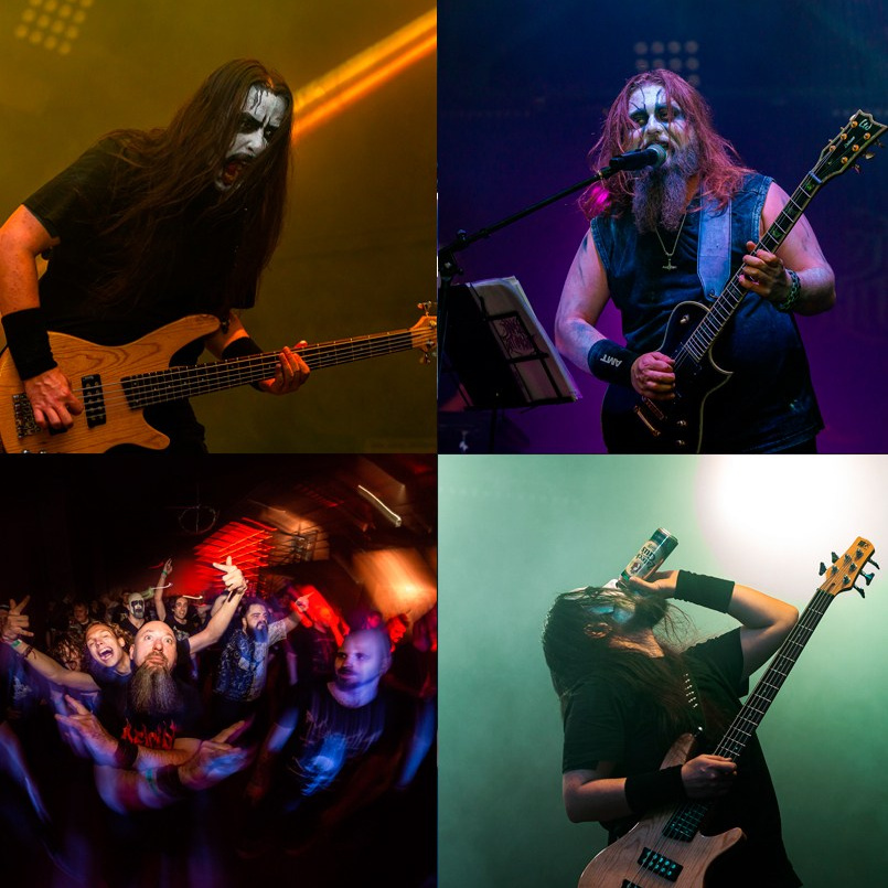 Пустая сцена перед выступлением, сценическии свет и дым, атмосфера ожидания концерта