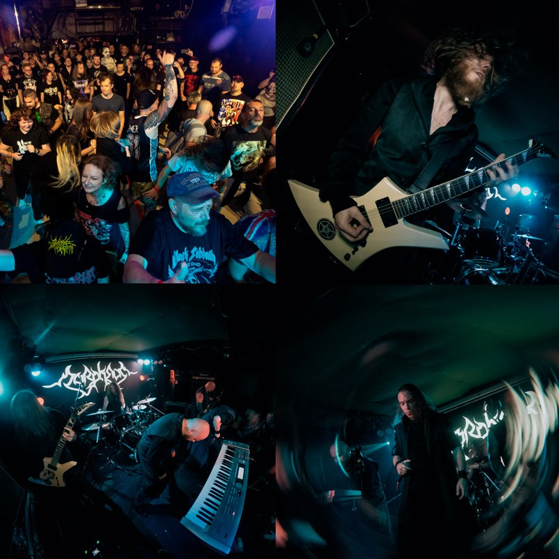 Пустая сцена перед концертом, световое оформление