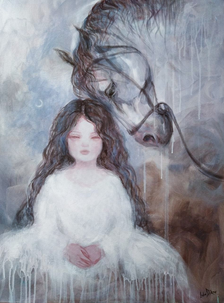 Люба Дикер «Лунная лошадь защищает внутреннего ребенка». Декор для дома