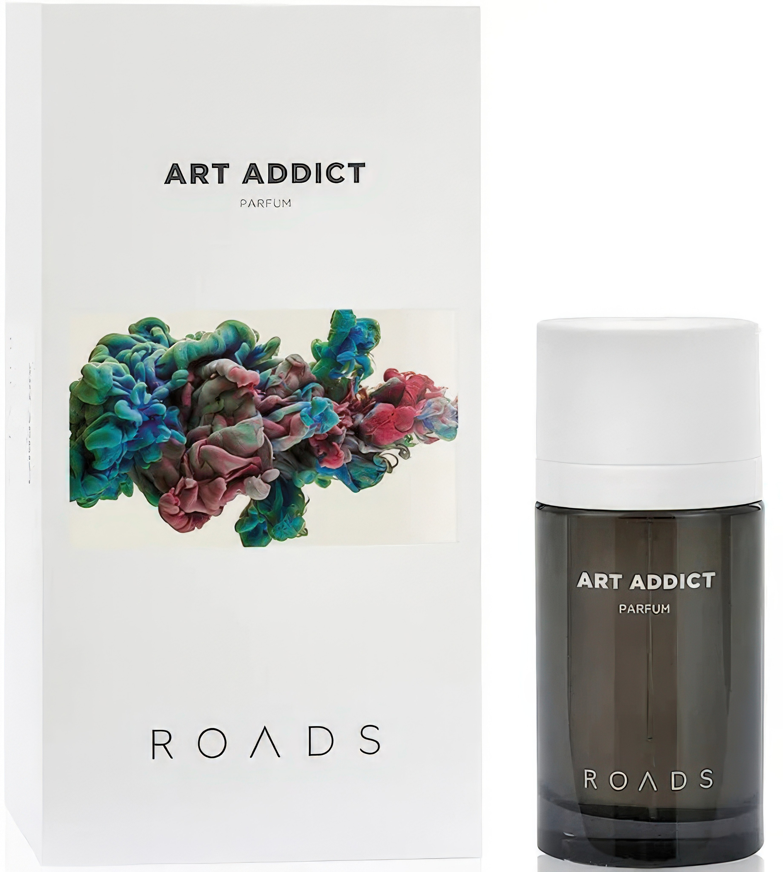 Духи ROADS Art Addict на упаковке фотография Сергея Толмачева