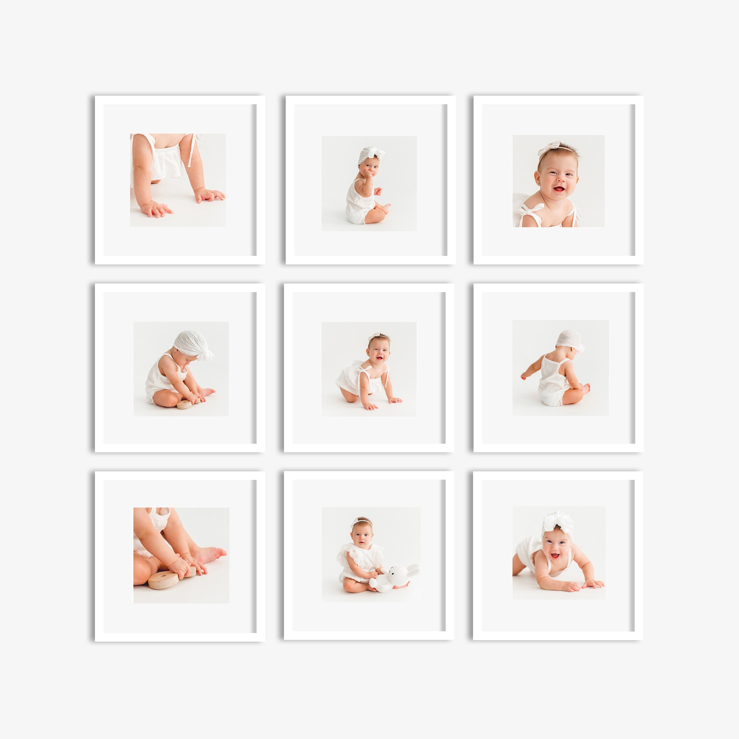 Шаблон рамок 3×3. Детская фотостудия ст. Брюховецкая