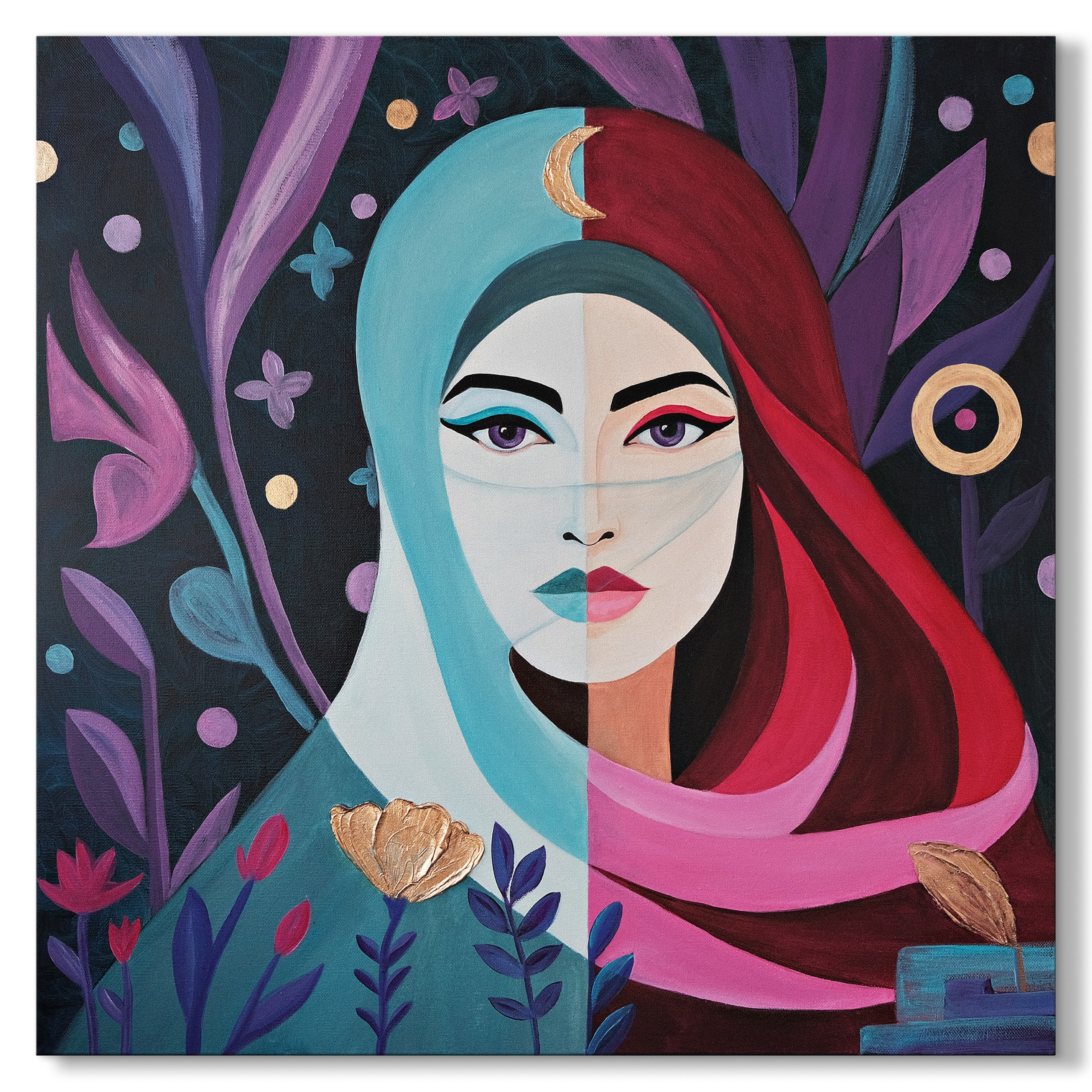 ЦВЕТОК ПУСТЫНИ. Художник Анастасия Кисткина, Петербург