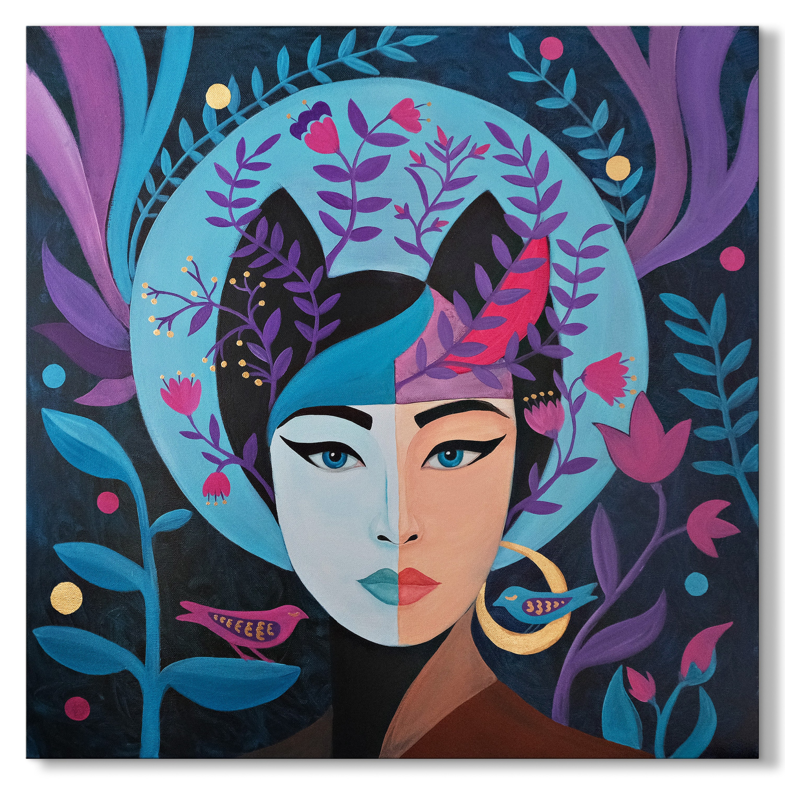 ПОЛНОЛУНИЕ. Художник Анастасия Кисткина, Петербург