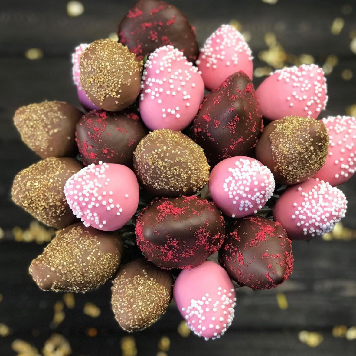 Букет клубника в шоколаде