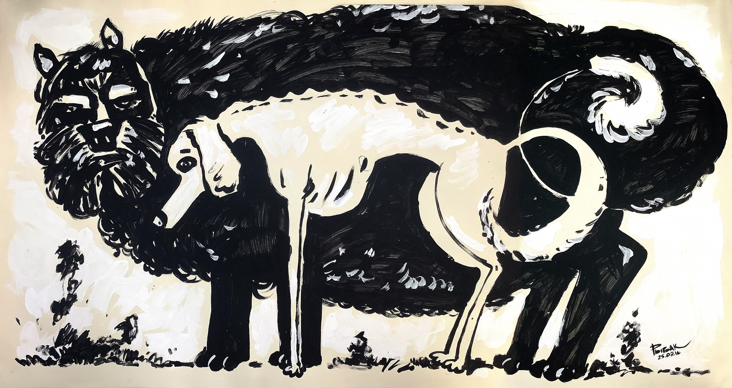 Серия Ох, эта жизнь собачья. Художник Рыбак Николай