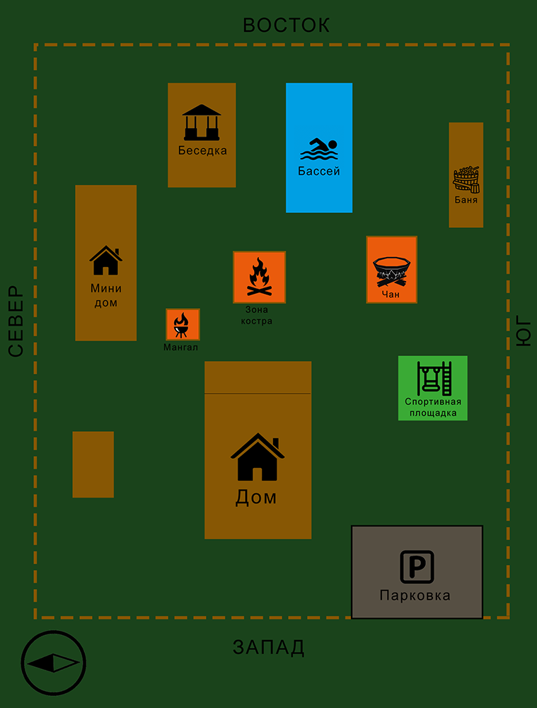 Дом отдыха Happy in Home на 6 человек с баней, чаном