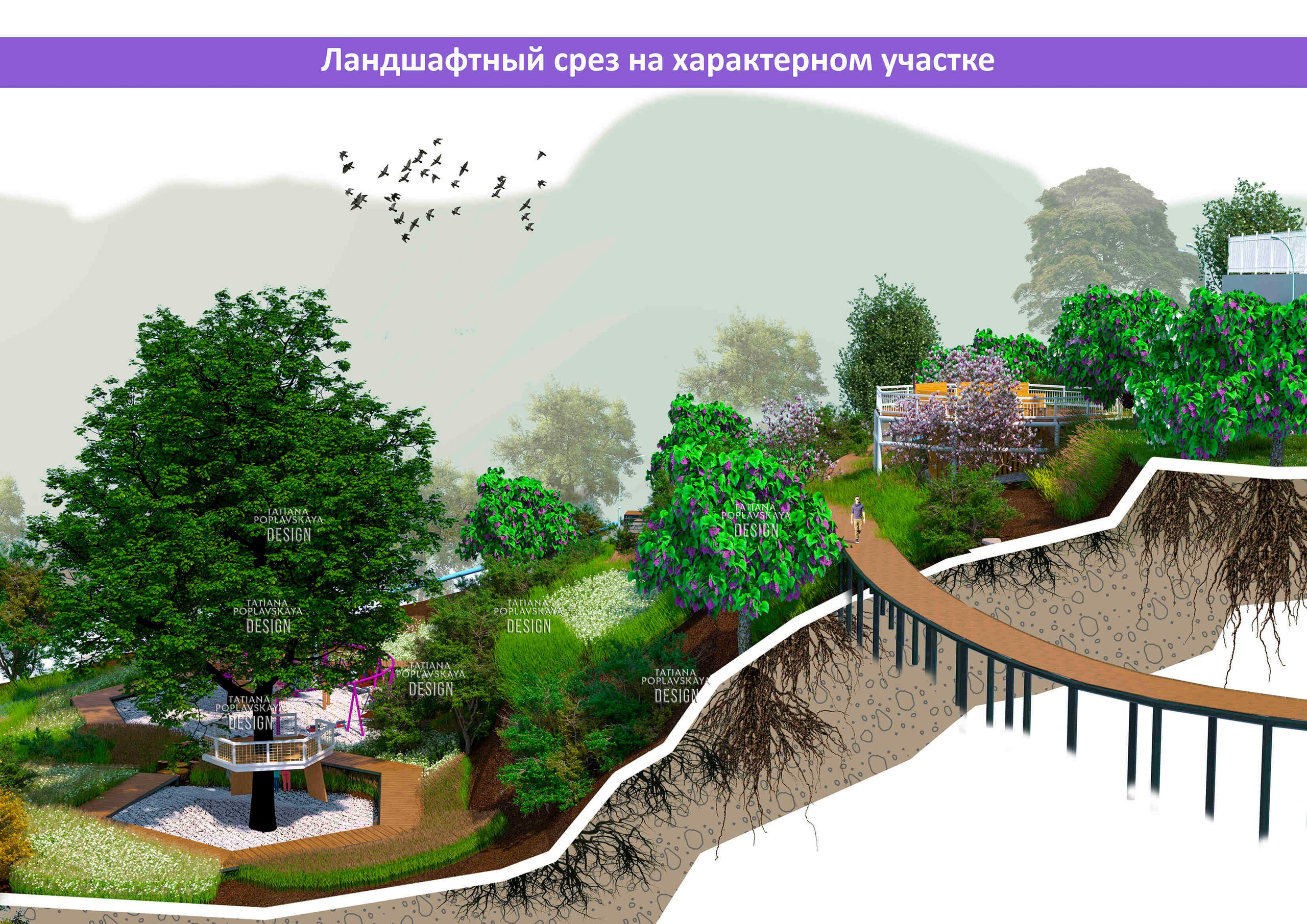 Благоустройство парка 80-летия Краснодарского Края на Макаренко. Интерьерный дизайнер в Сочи Поплавская Татьяна. Проектирование интерьеров и организация процесса ремонта