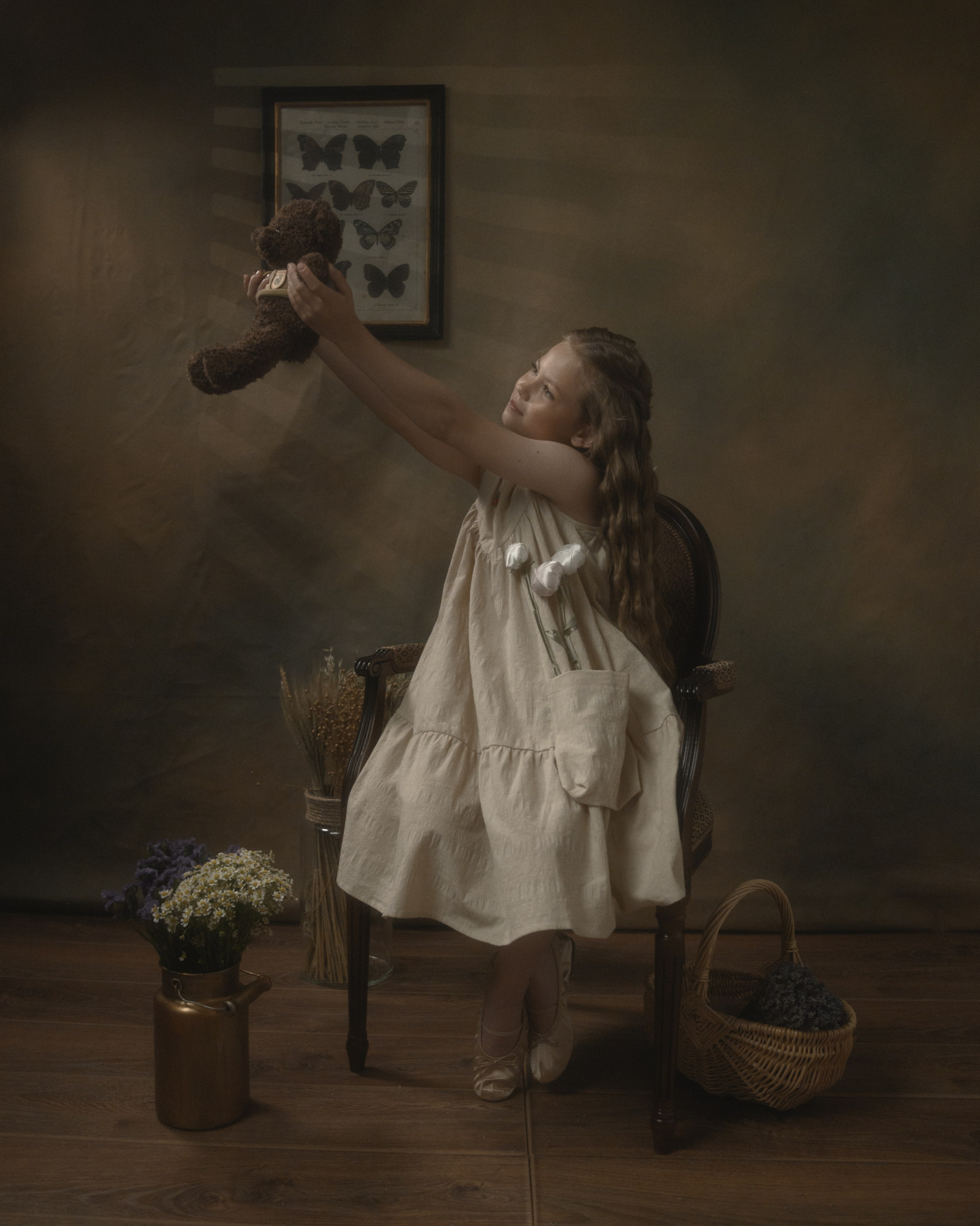 Портфолио. Художественные фотофоны на холсте ручной работы