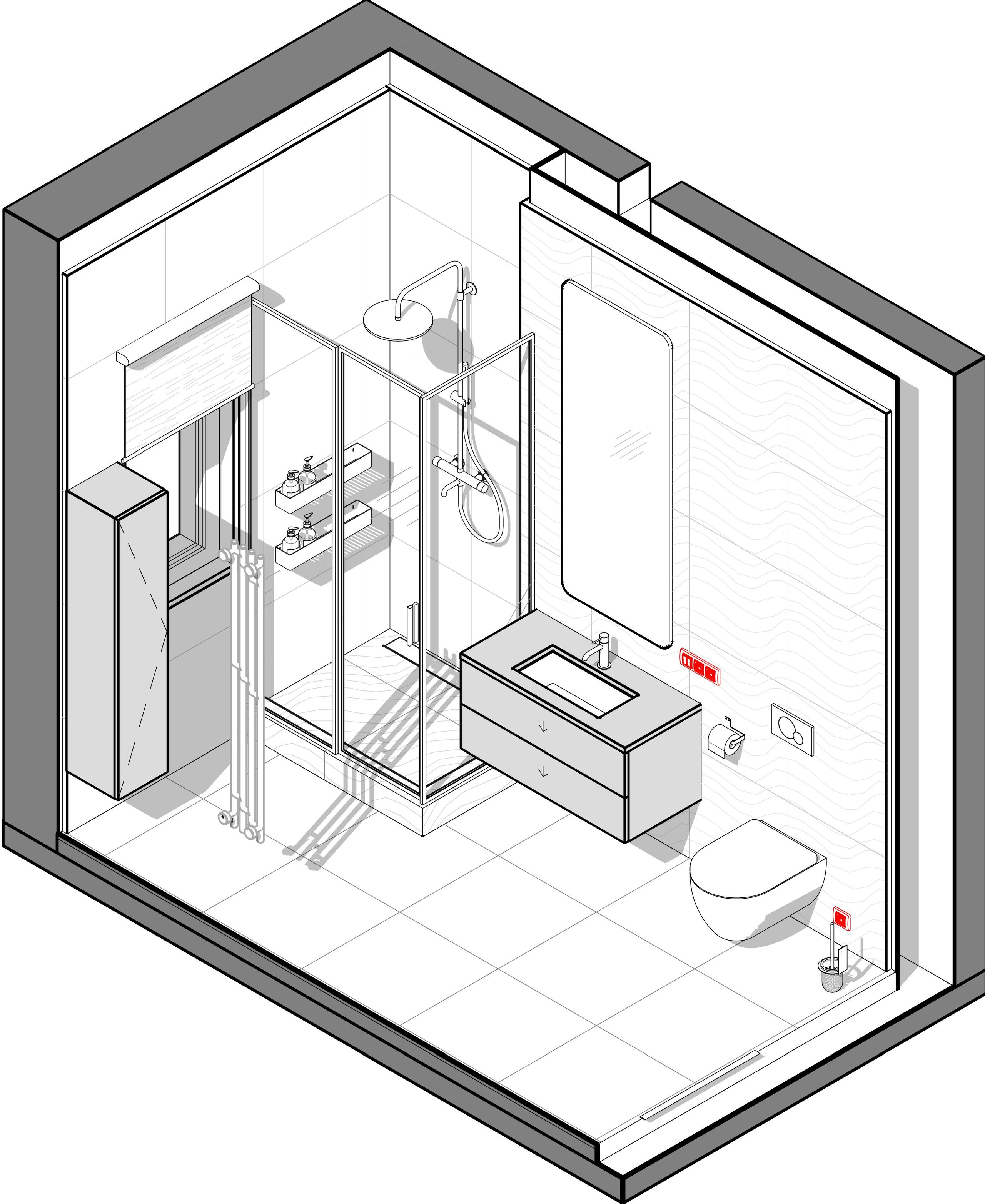 Фьерд 2-х комнатный. Архитектурно-дизайнерское бюро ROOMS