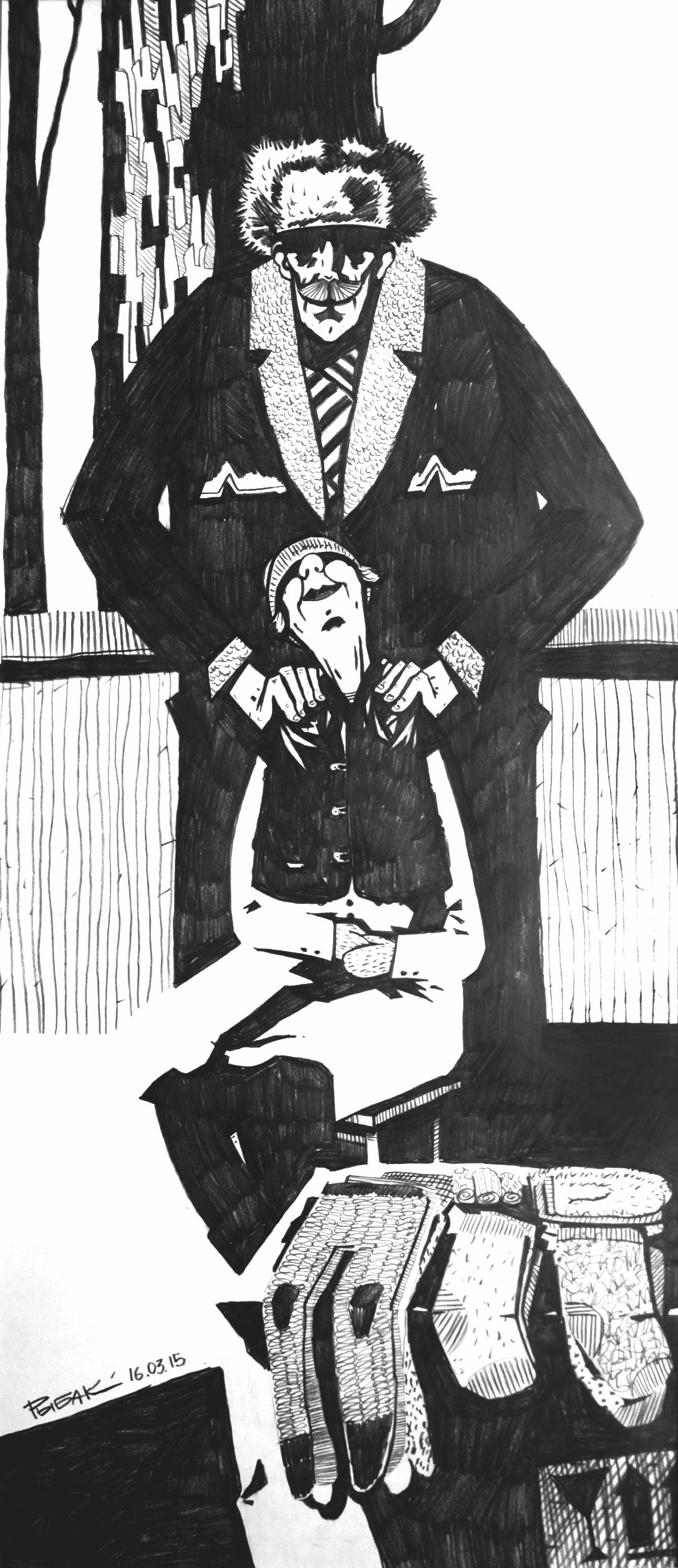 Графика 2015. Художник Рыбак Николай