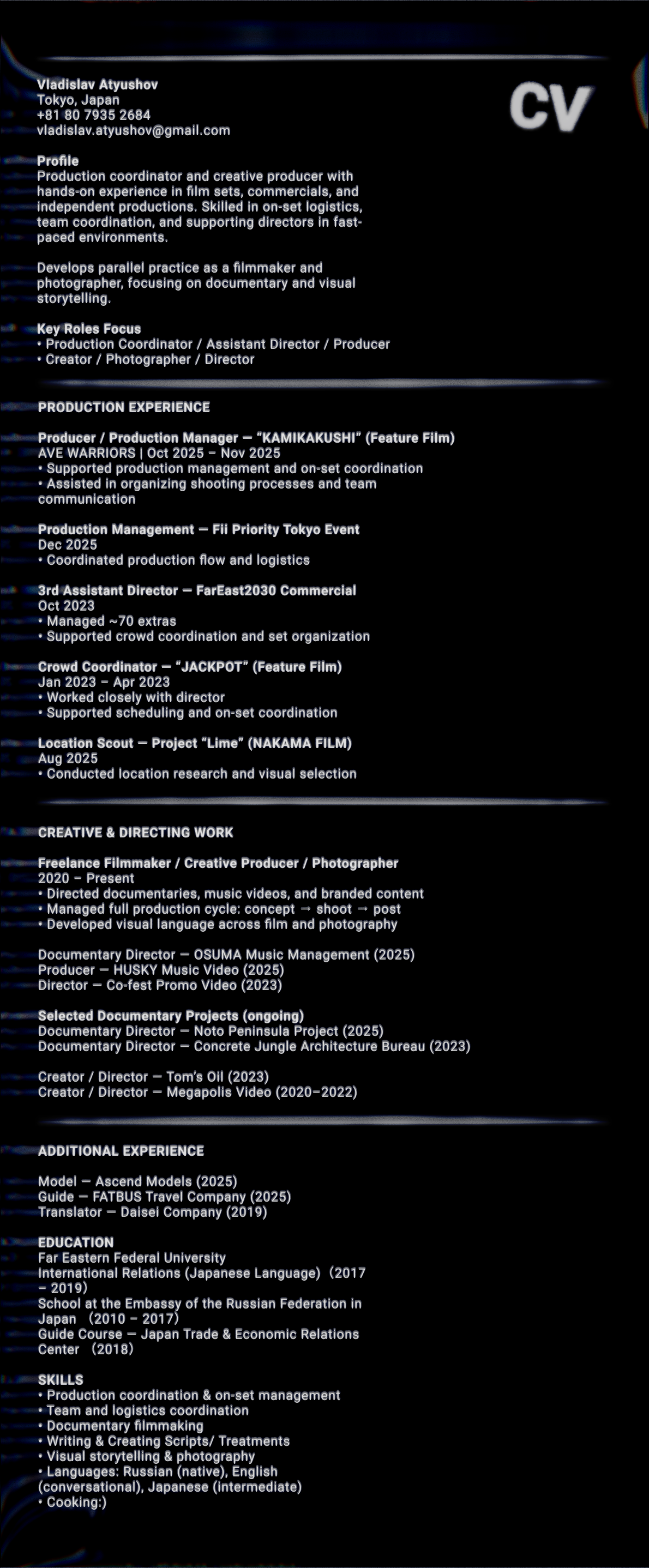Cv