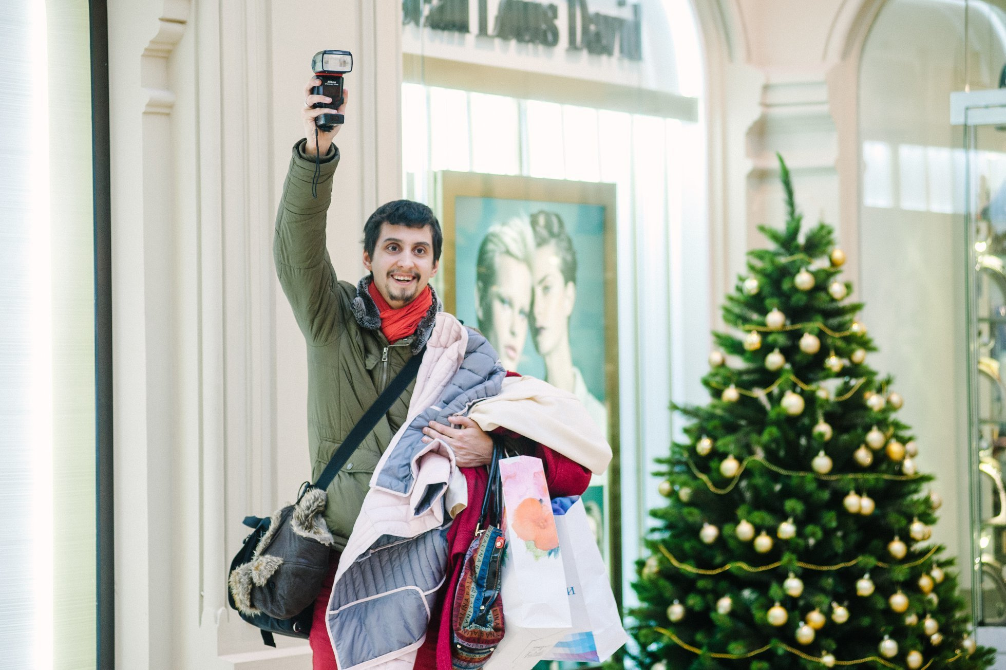 Второй фотограф и ассистент на семейной фотосессии фотографа Елены Снегиревой