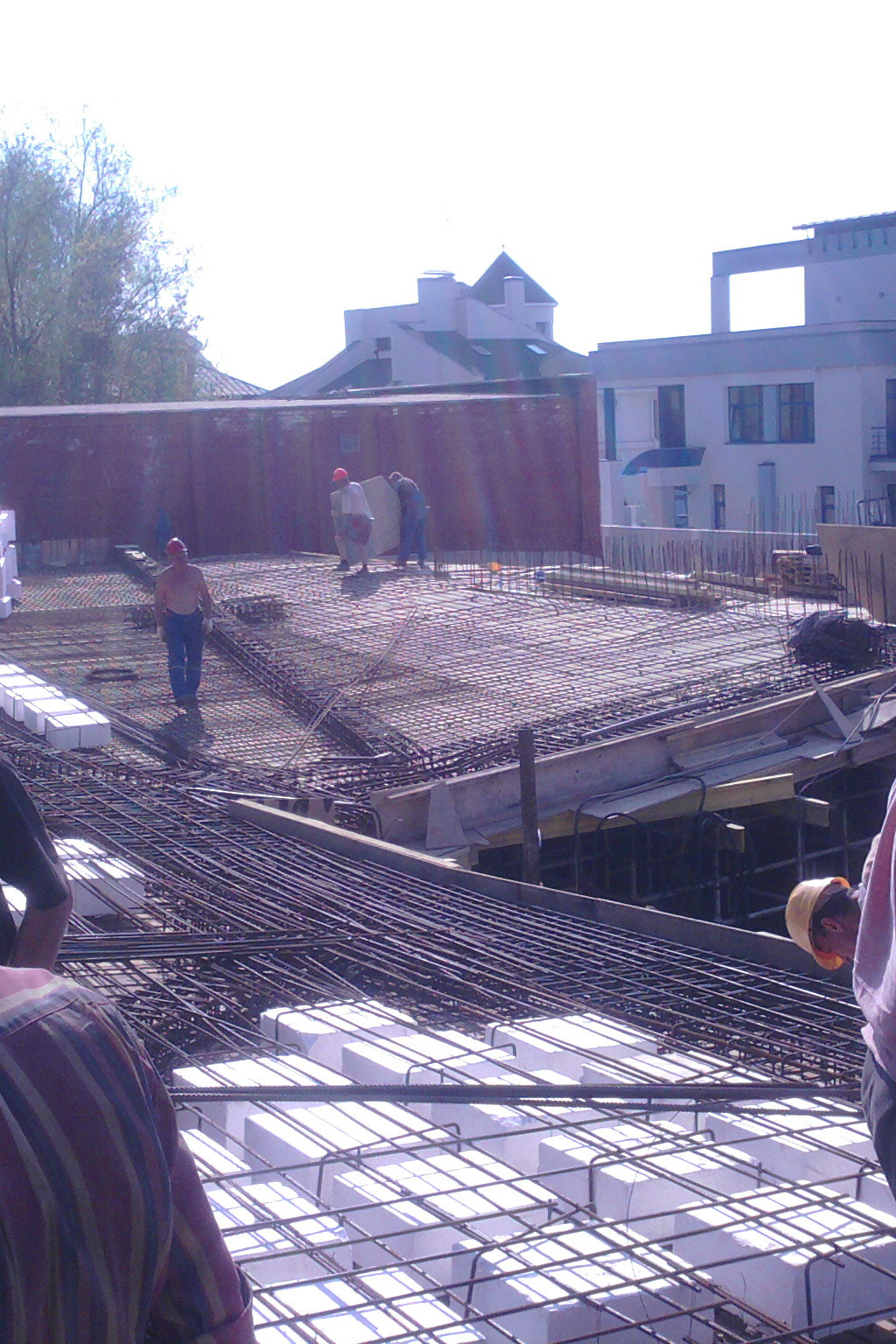 Фотографии рабочего процесса. Монолитное строительство домов в Самаре