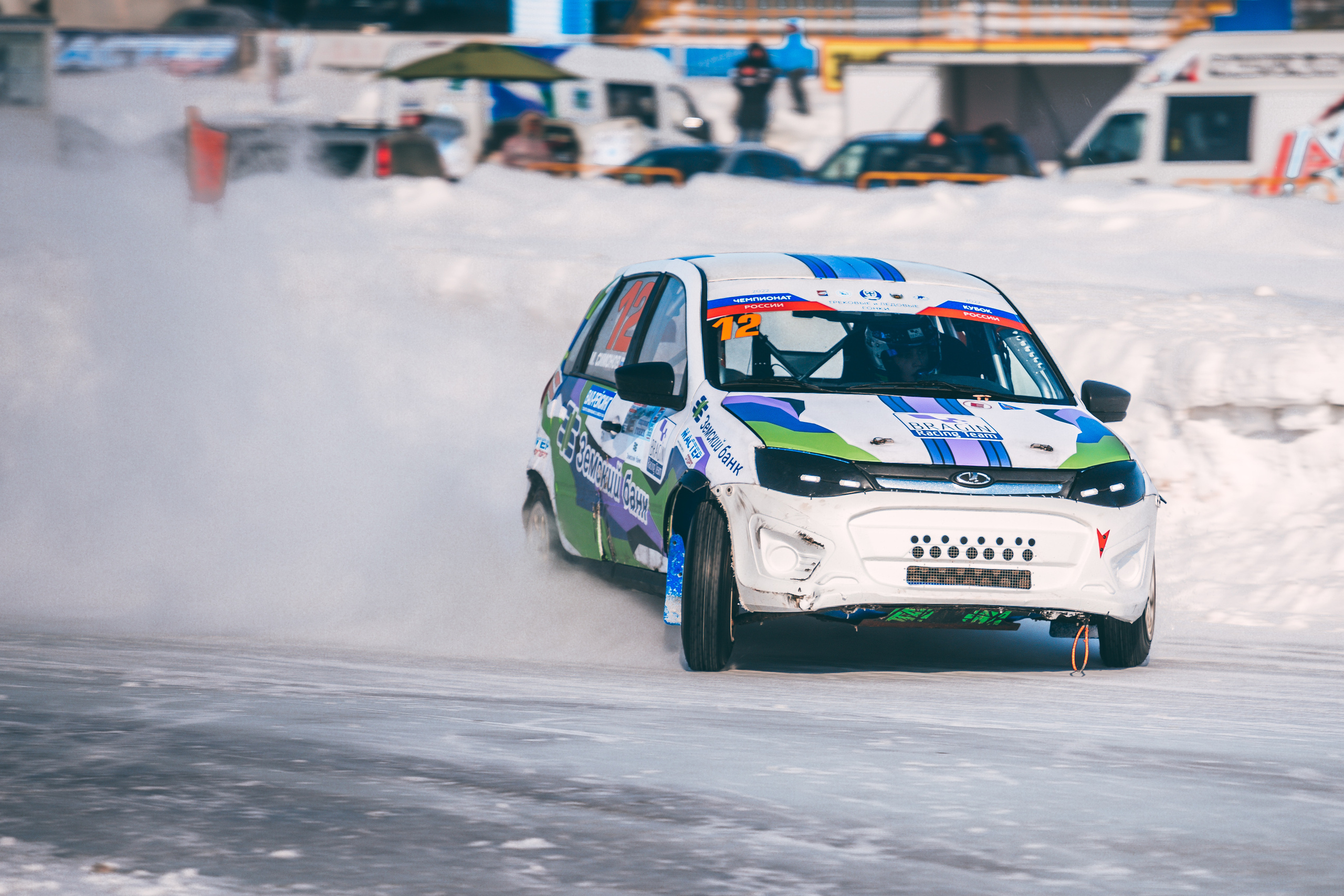 Пятый этап чемпионата России по ледовым гонкам. Фотограф Левченко Денис