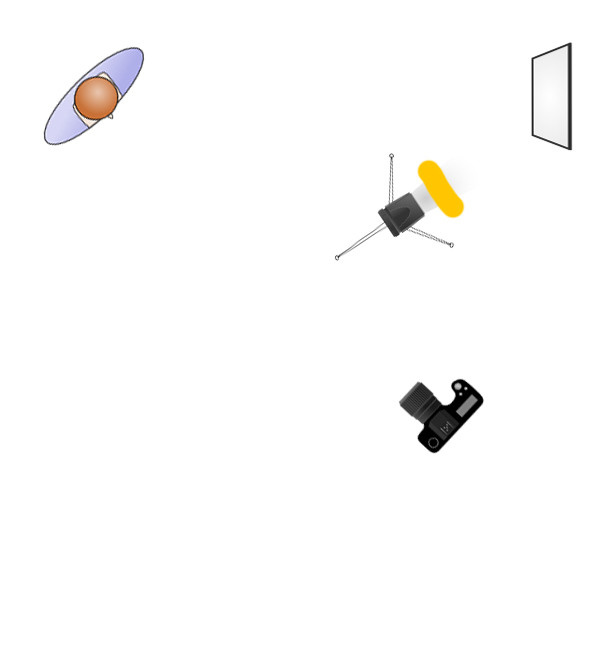 Схема света для съемки в номере отеля