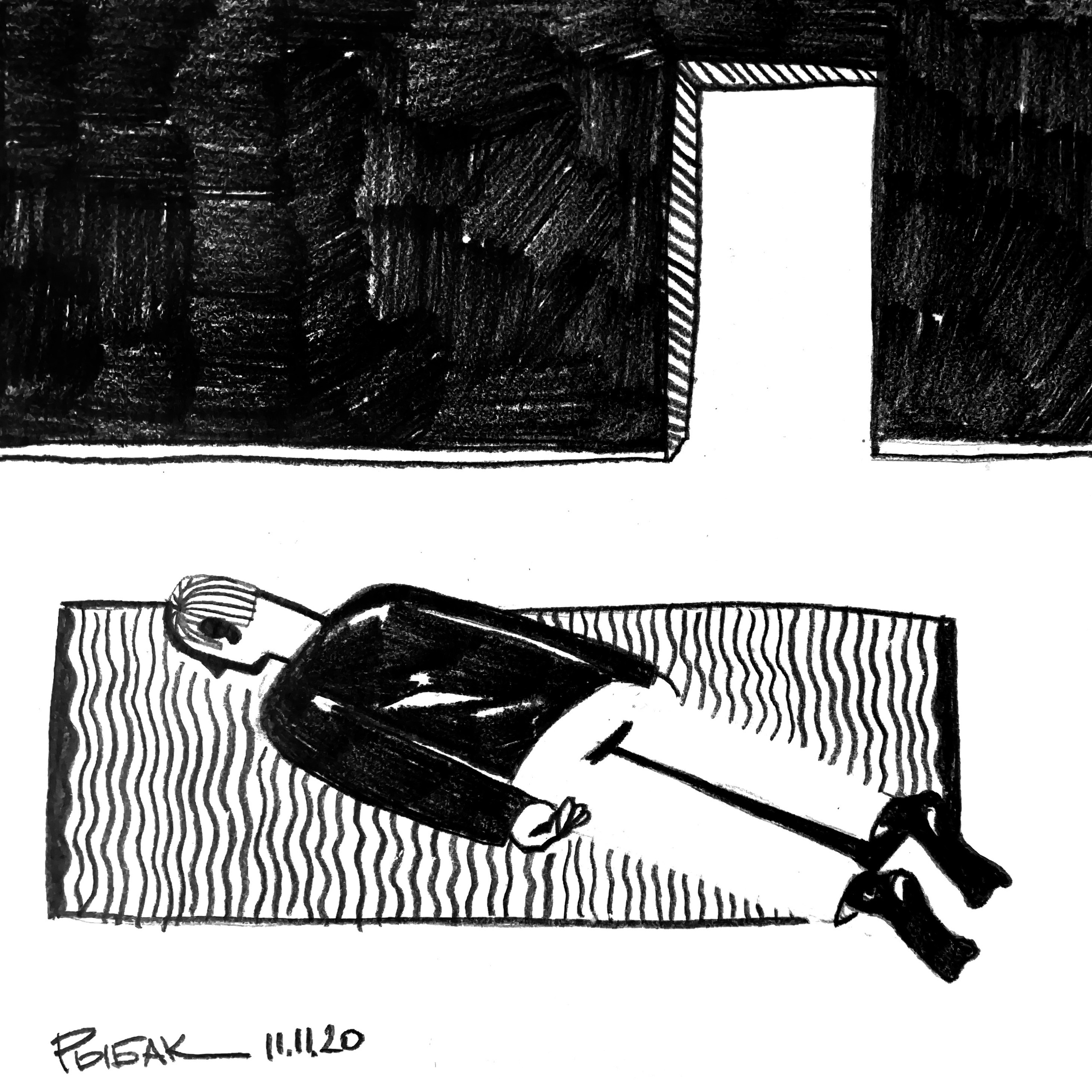 Серия Давай ты будешь. Художник Рыбак Николай