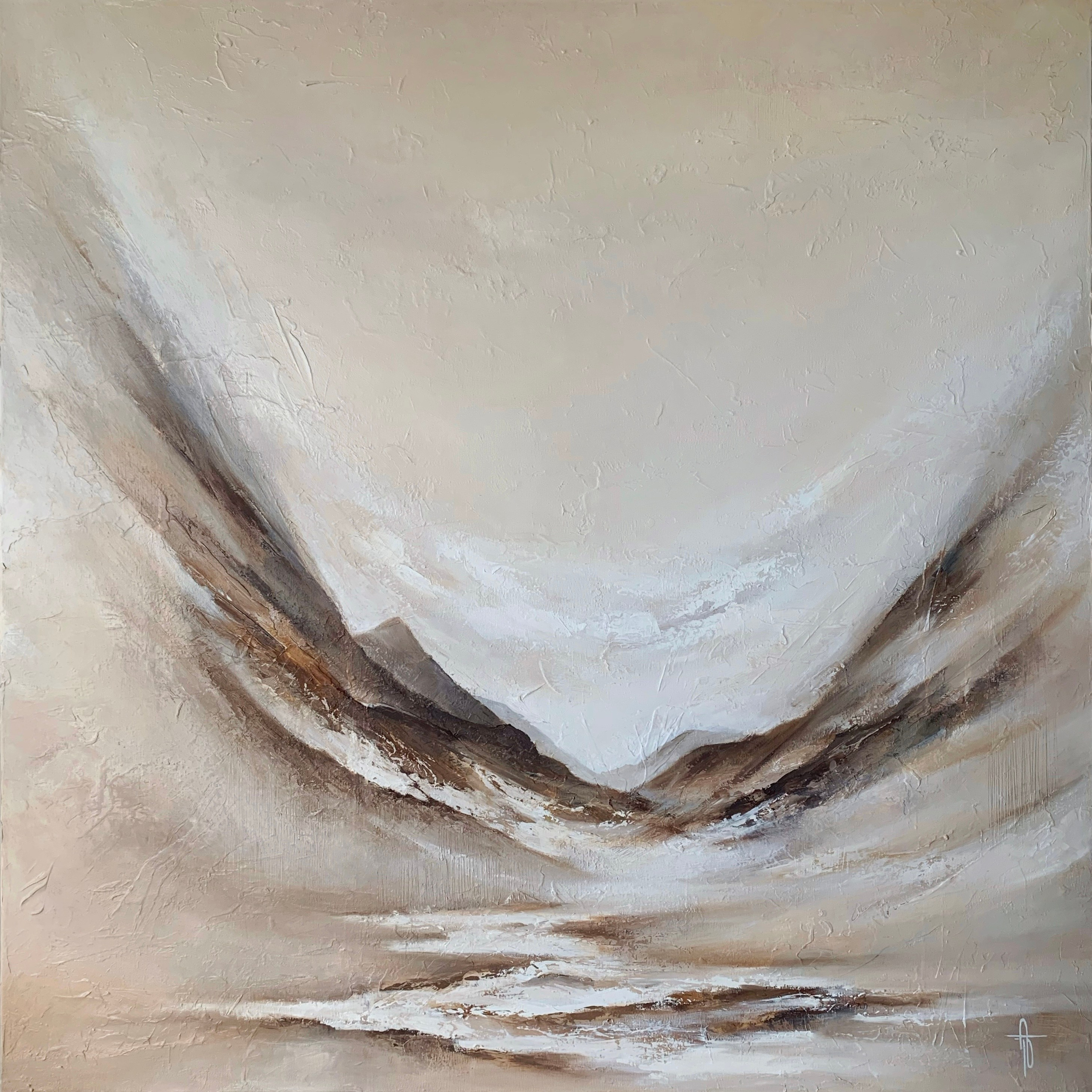 Абстрактный пейзаж. Художник Огородникова Татьяна