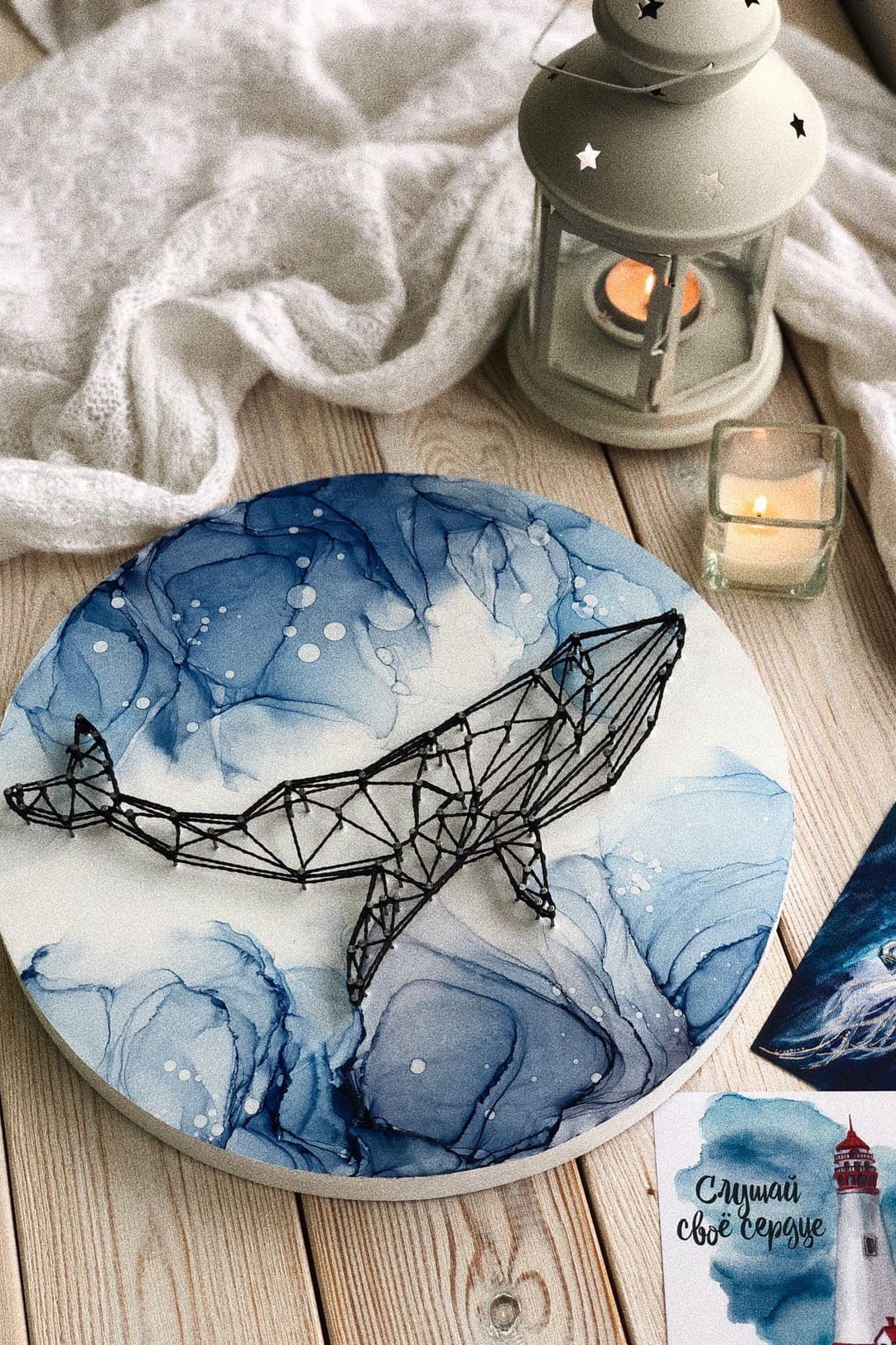 Seatales — эпоксидная смола и спиртовые чернила