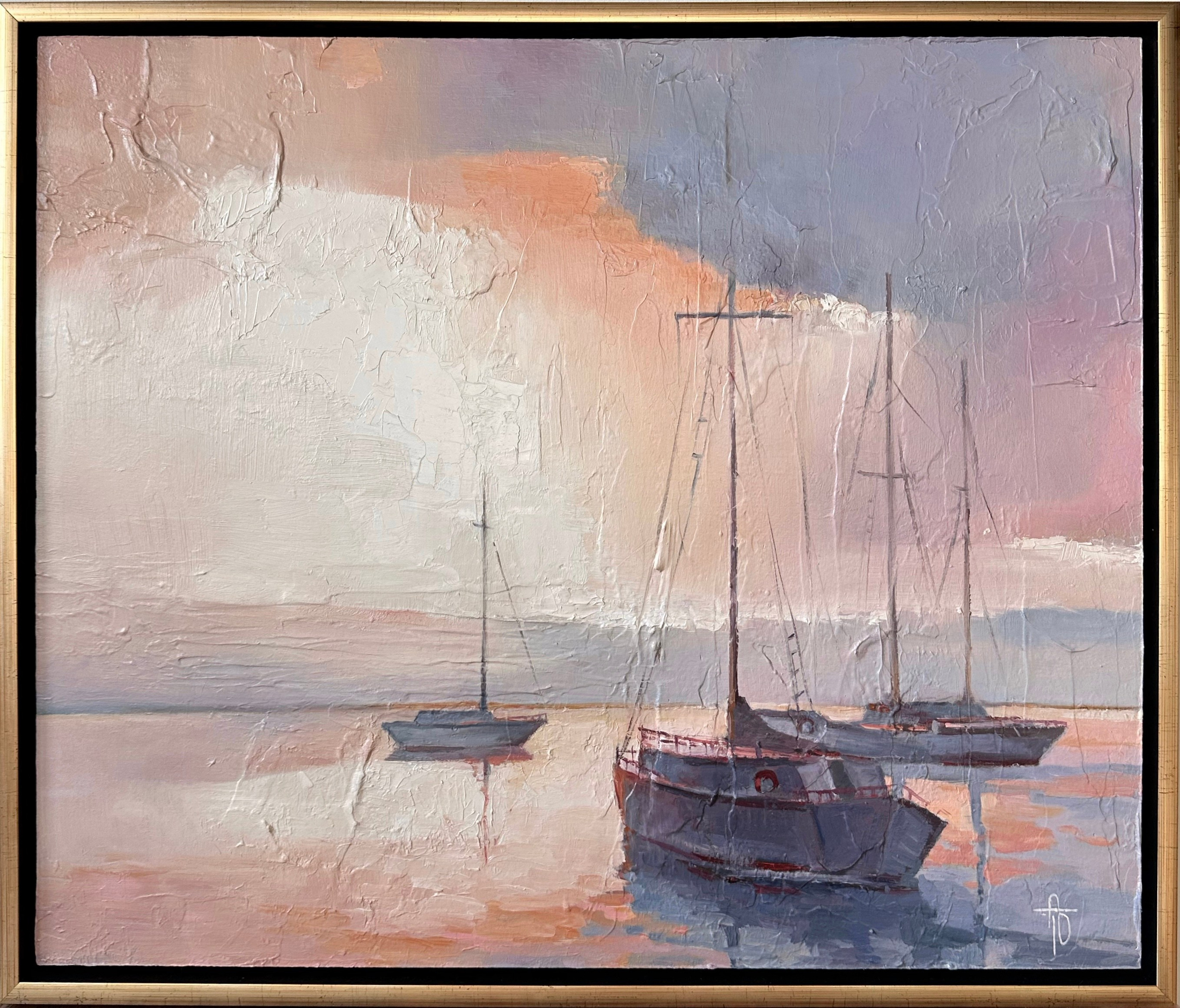 Абстрактный пейзаж. Художник Огородникова Татьяна