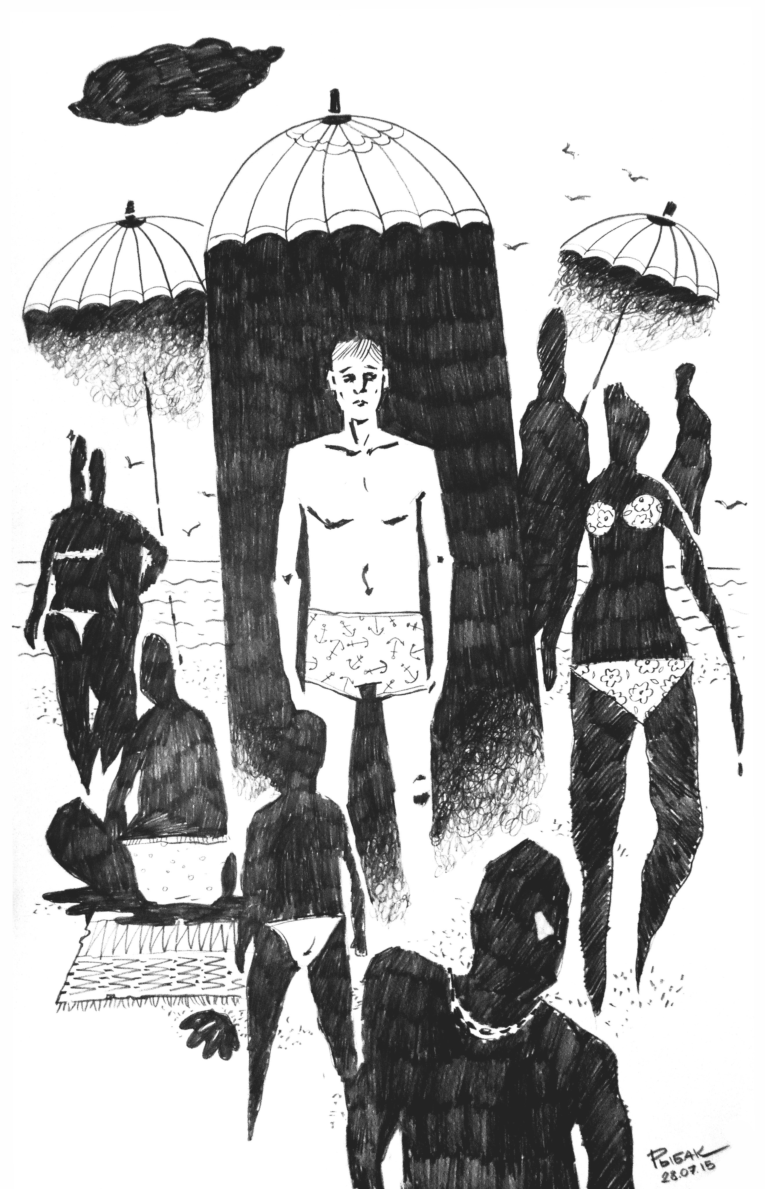 Графика 2015. Художник Рыбак Николай