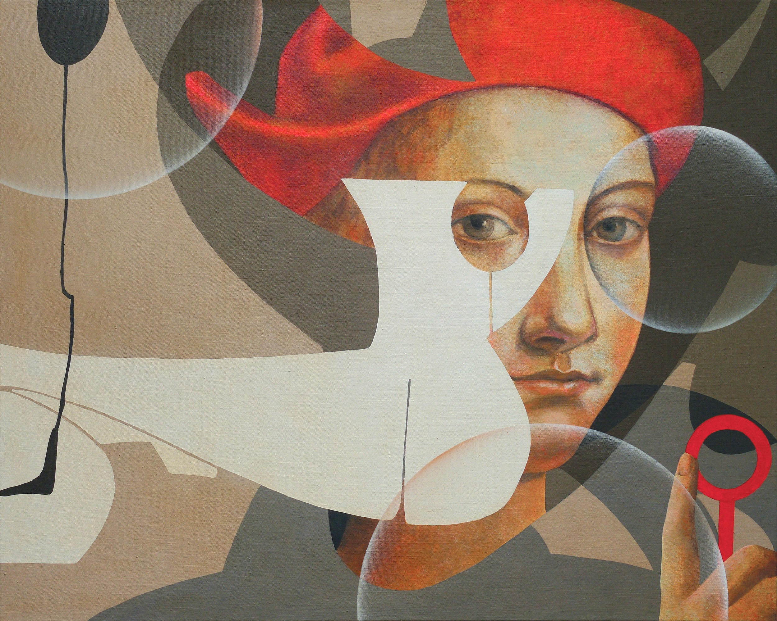 Холст, акрил, 100х100 см