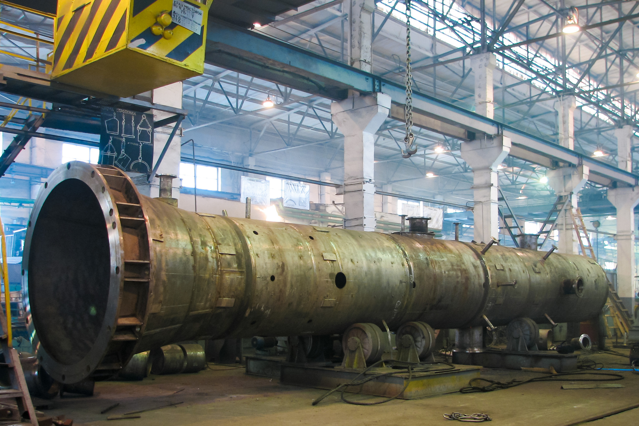 Массообменные колонны. ПЕТЕРБУРГНИИХИММАШ разрабатывает и изготавливает оборудование