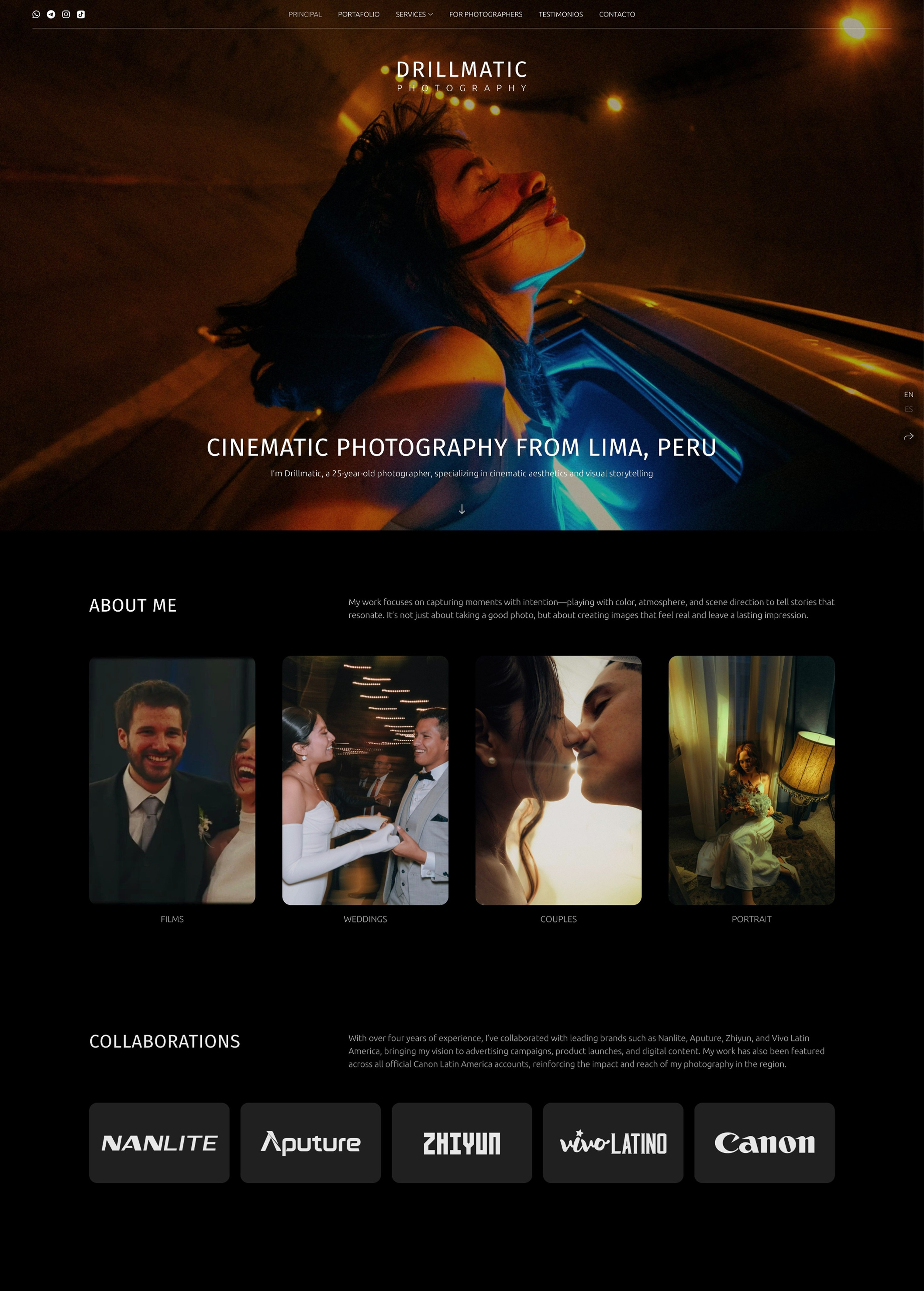Custom website design by Wfolio