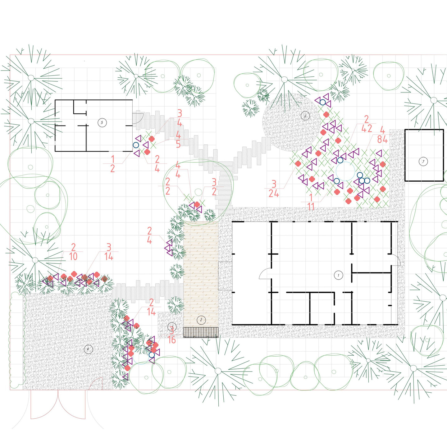Услуги. Ландшафтная архитектура, проектирование и дизайн садов