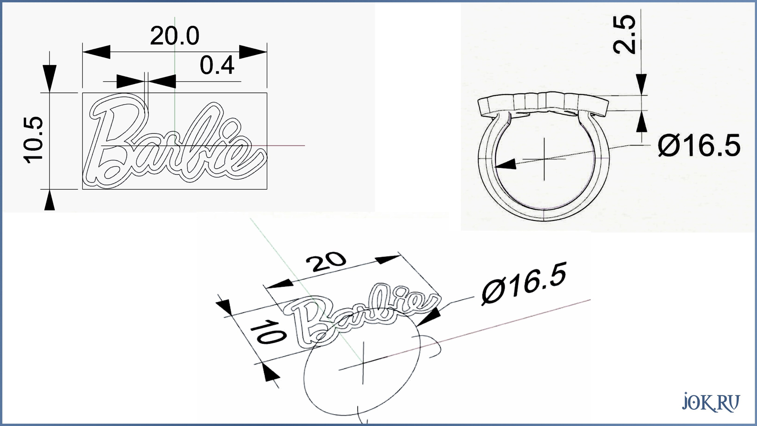 Литьё украшений, бижутерии с помощью 3D печатных моделей. JOKER-STUDIO УКРАШЕНИЯ 3D МОДЕЛИРОВАНИЕ ЛИТЬЁ