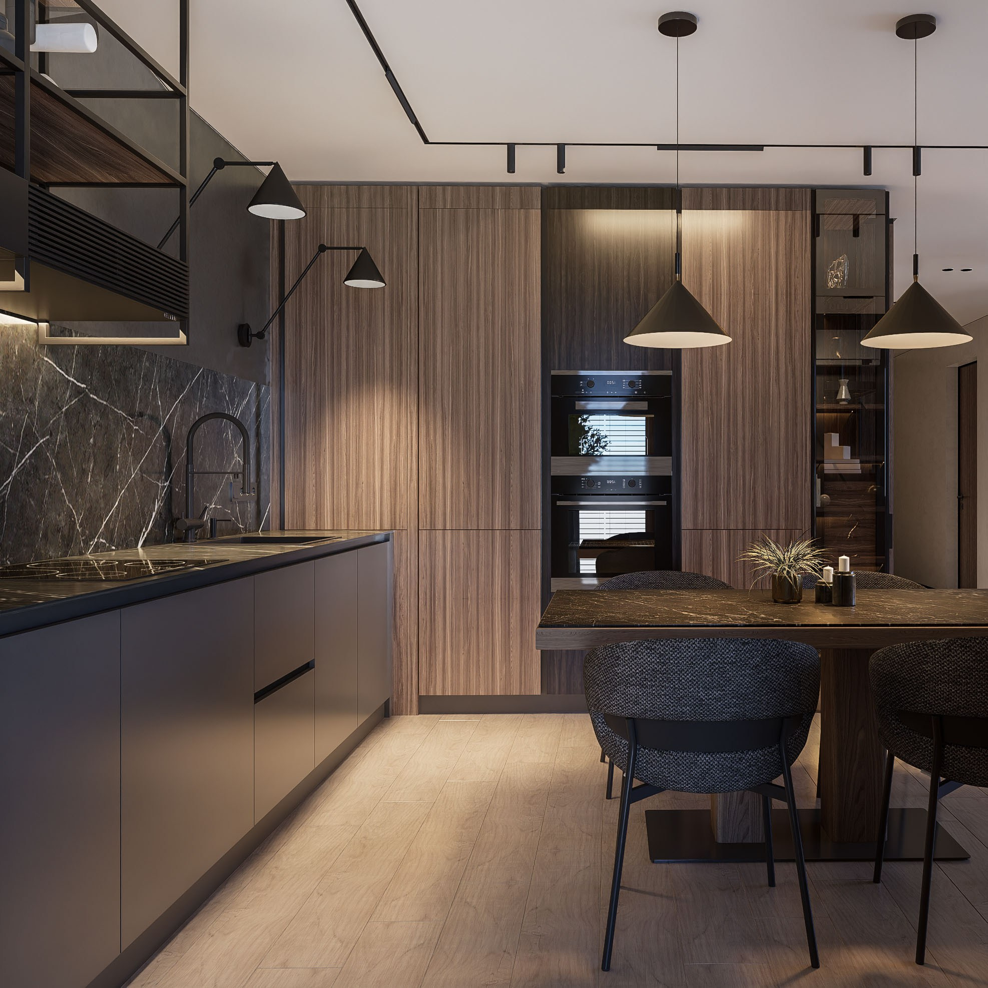 Квартира ЖК Кристалл. Архитектурно-дизайнерское бюро ROOMS