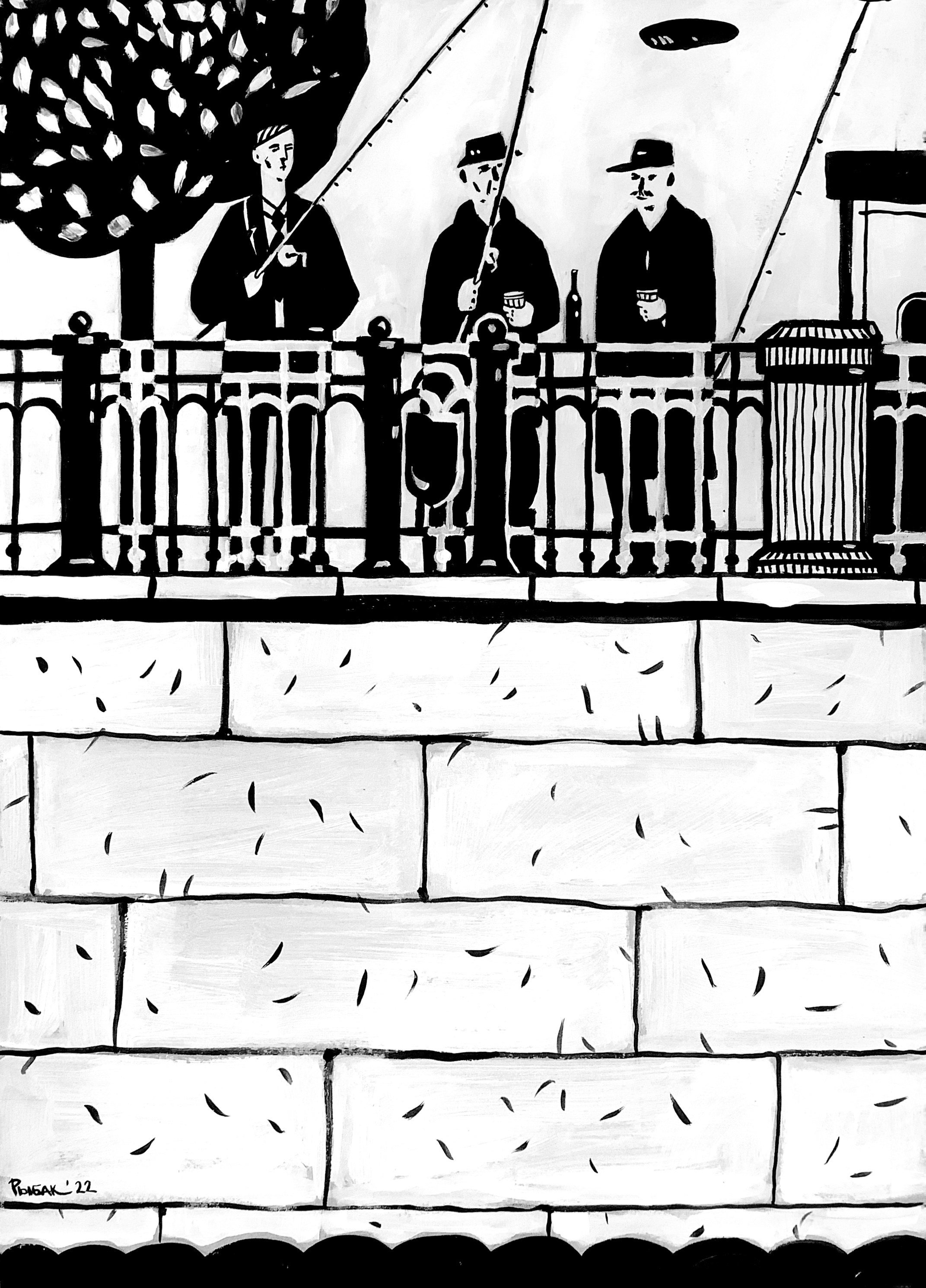 Графика 2022. Художник Рыбак Николай