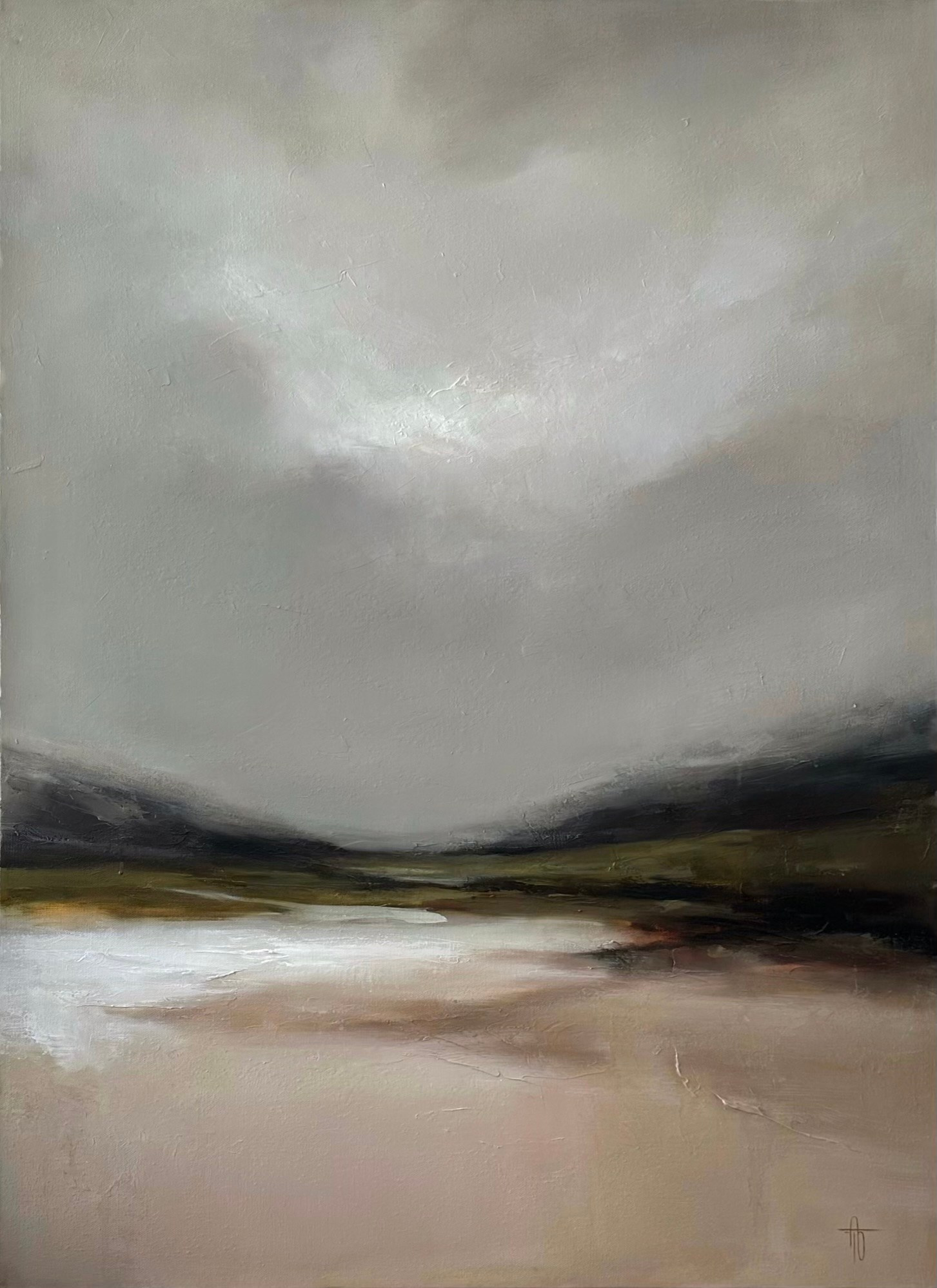 Абстрактный пейзаж. Художник Огородникова Татьяна