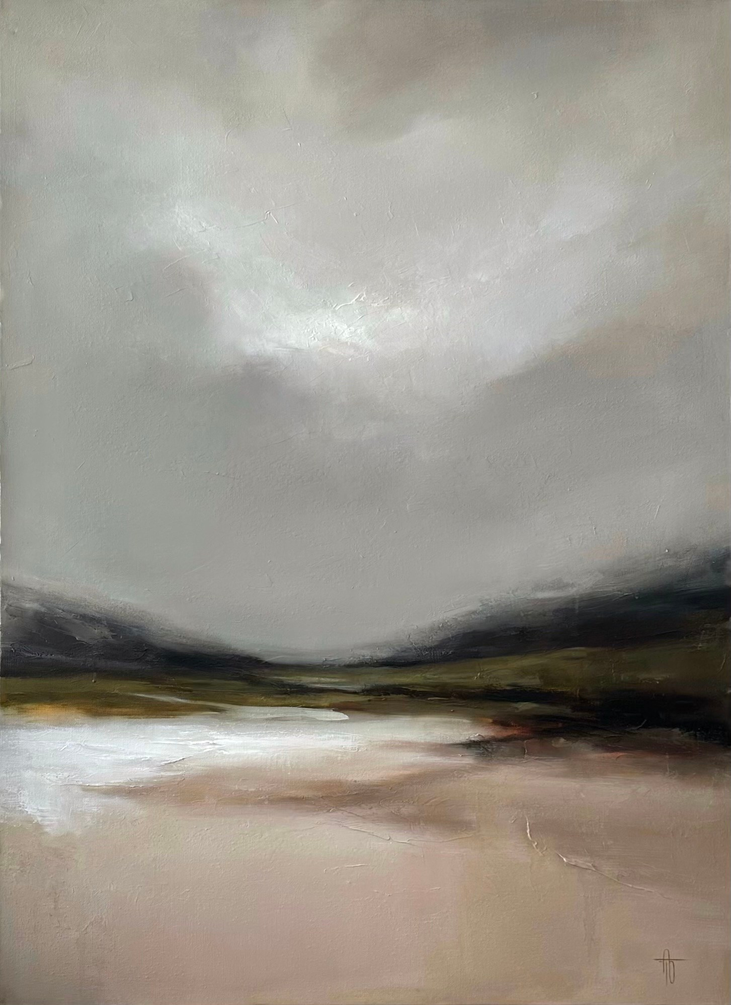 Абстрактный пейзаж. Художник Огородникова Татьяна