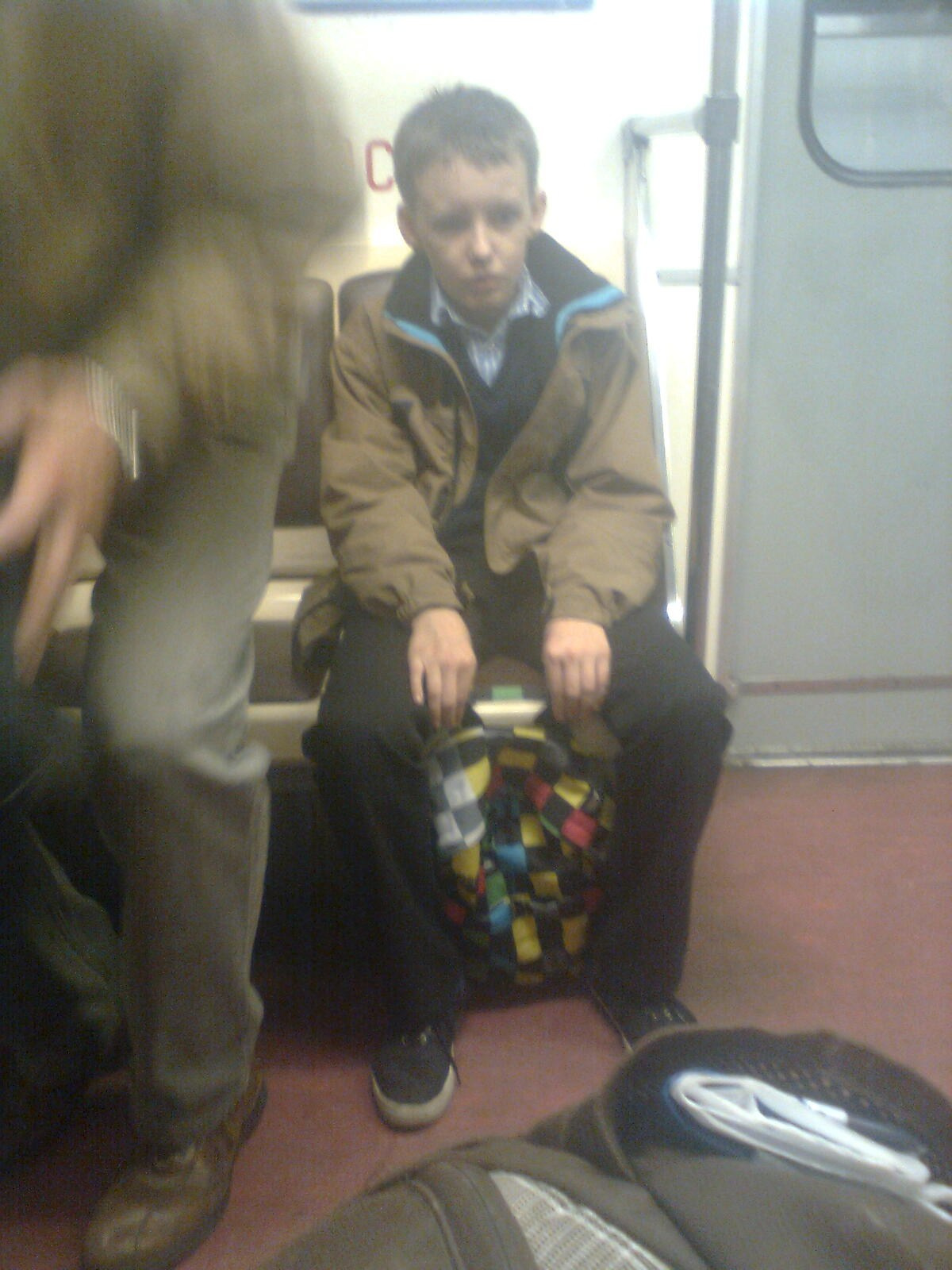 Питерское метро. Художник. Фотограф