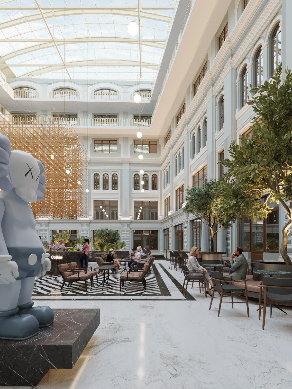 Ветошный, 13. Бизнес-центр, г. Москва. Rezells Architects — студия дизайна жилых и коммерческих интерьеров