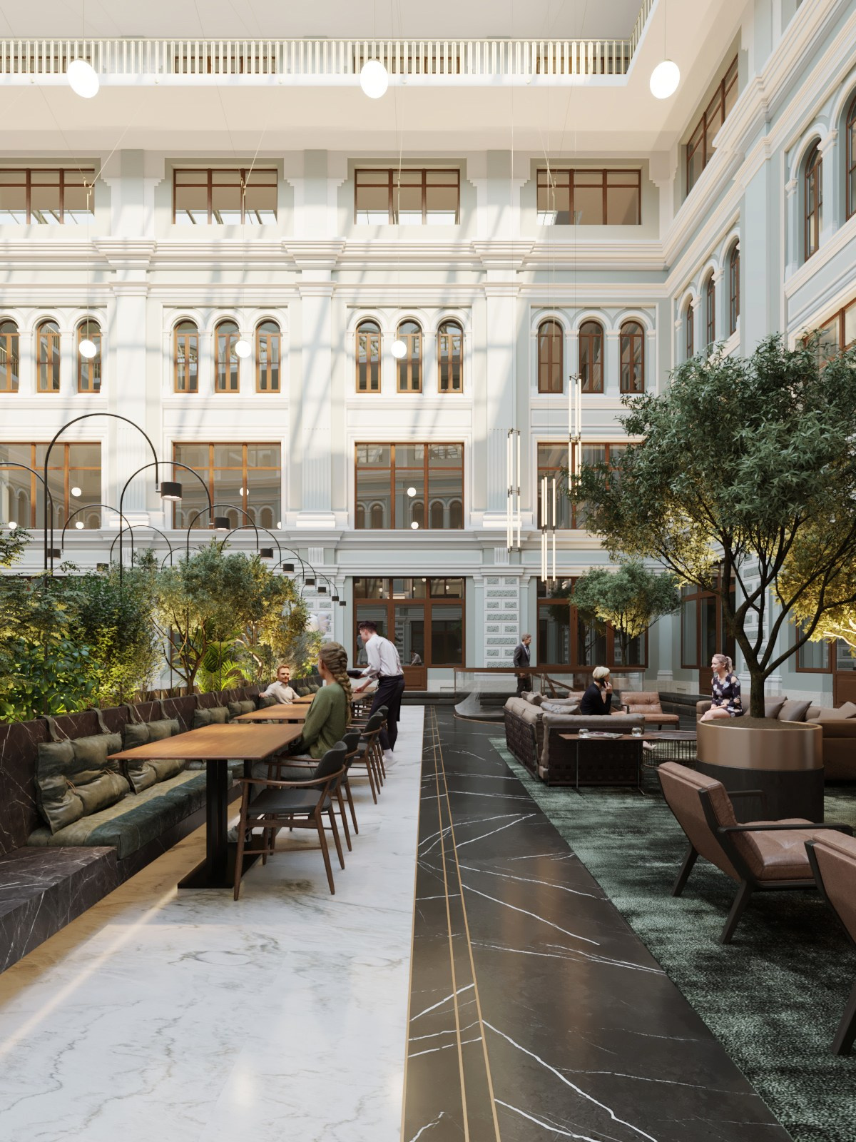 Ветошный, 13. Бизнес-центр, г. Москва. Rezells Architects — студия дизайна жилых и коммерческих интерьеров