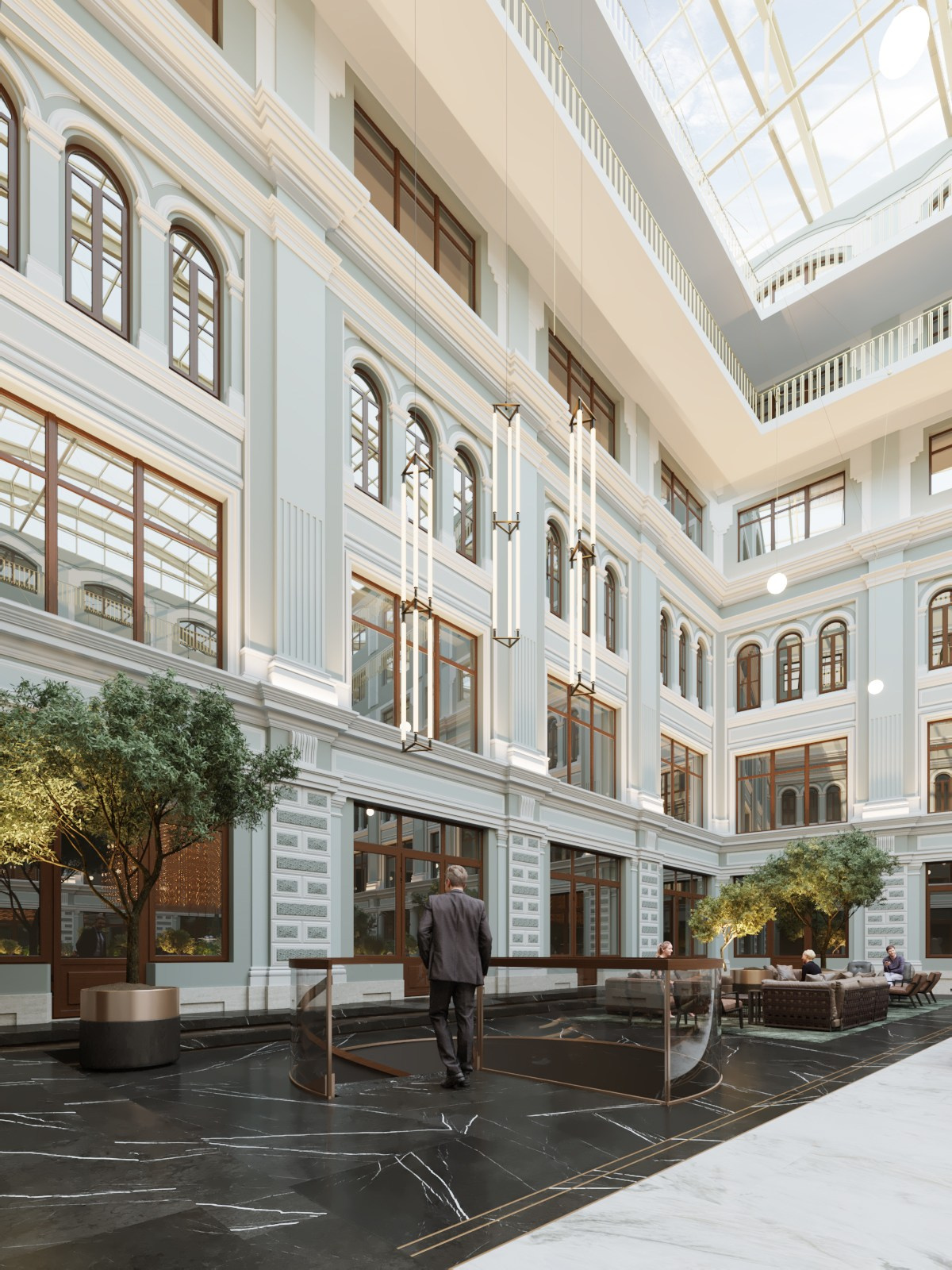 Ветошный, 13. Бизнес-центр, г. Москва. Rezells Architects — студия дизайна жилых и коммерческих интерьеров