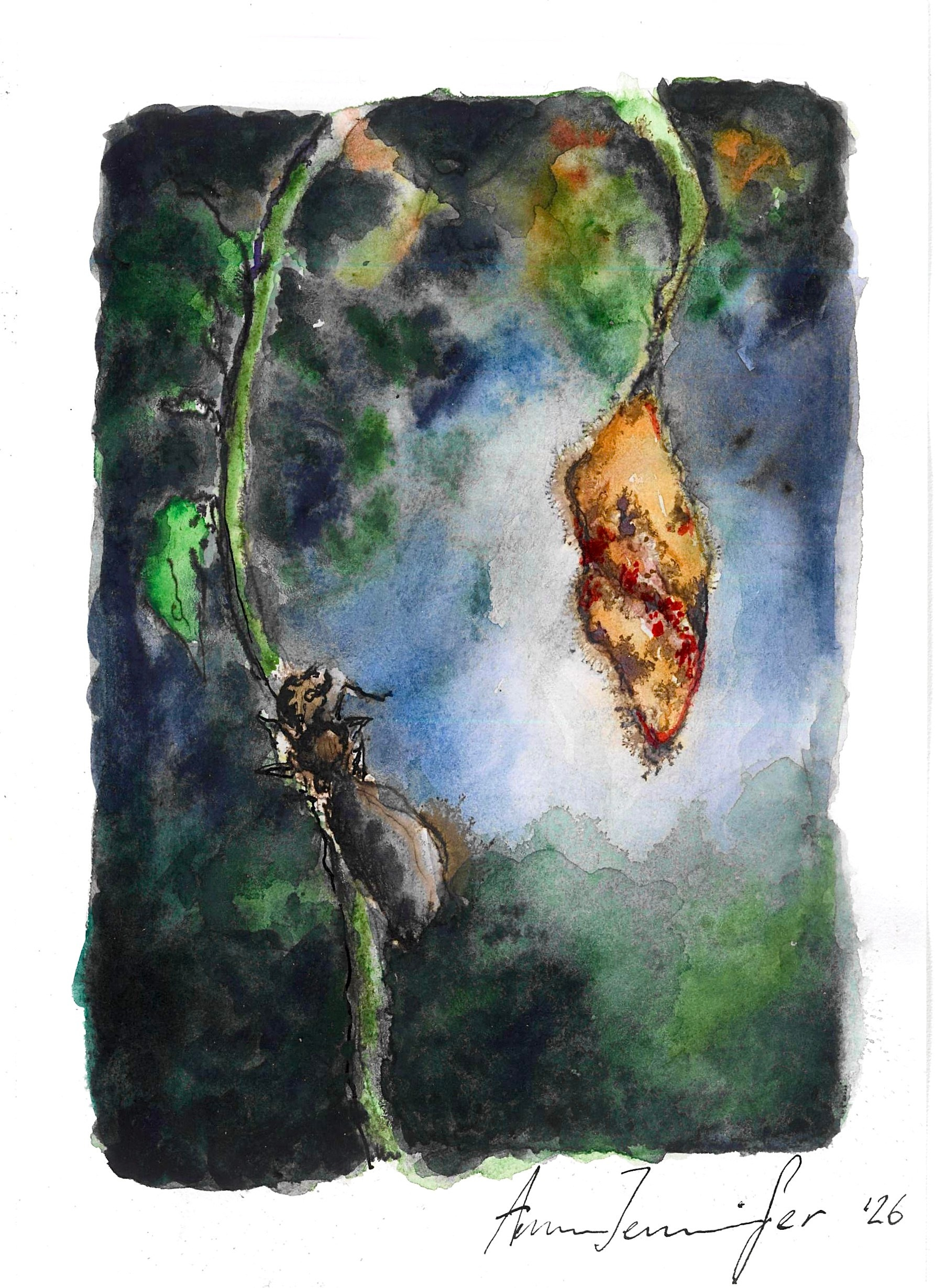 Watercolors. Artist Анна Дженнифер