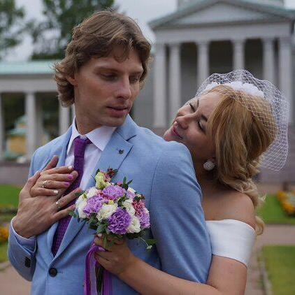 Свадебный букет в сиреневых тонах. Флорист Маргарита Гладкова