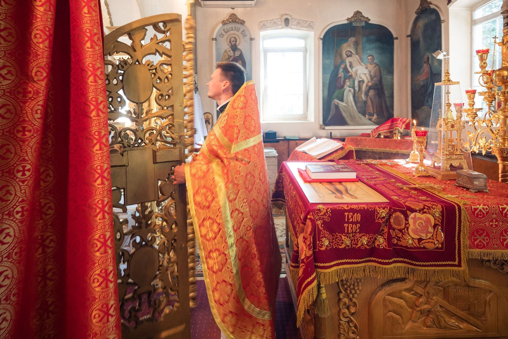 СЪЕМКИ — 2024. Антон и Татьяна Денисенко — В храме