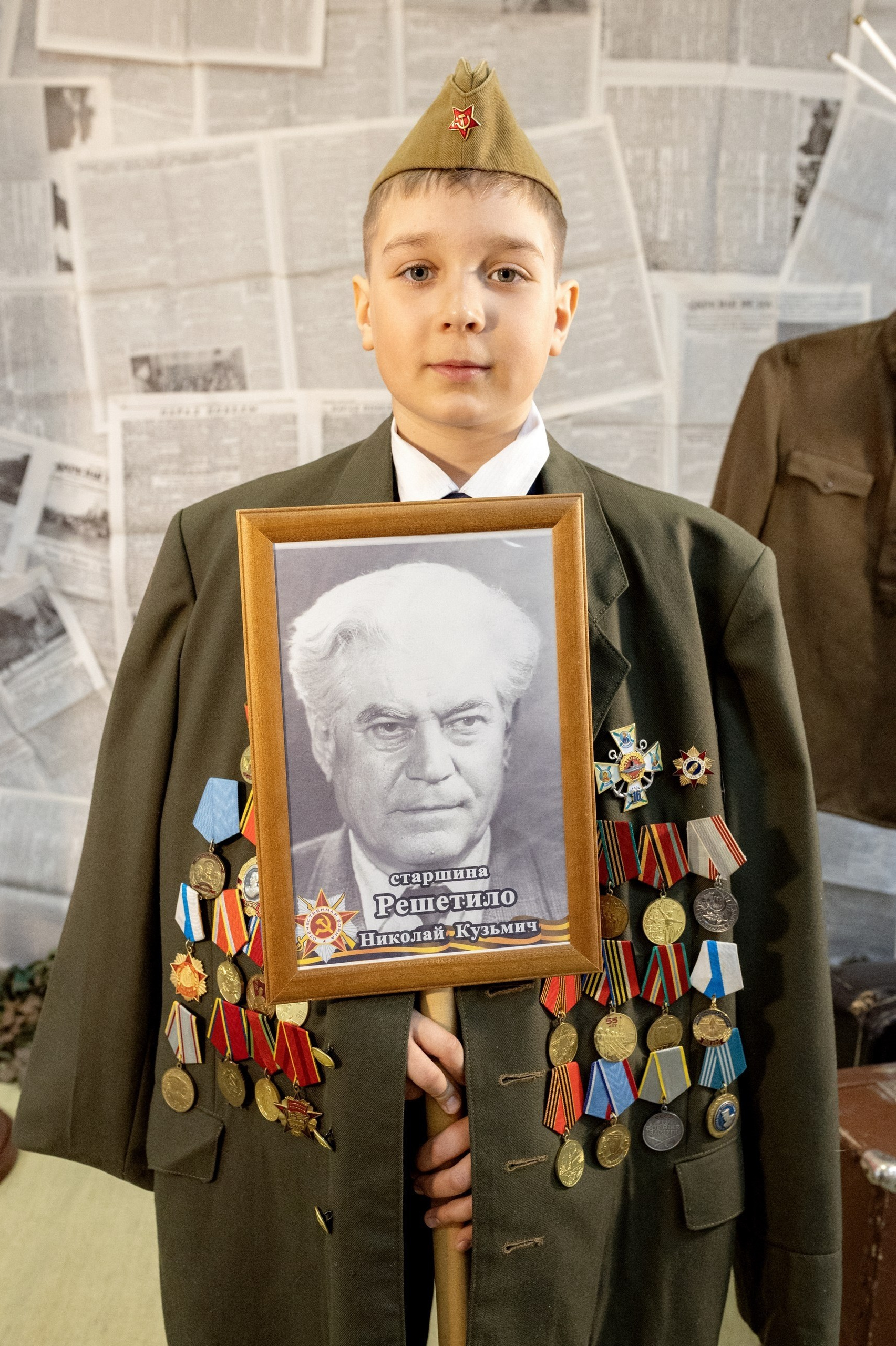 Всероссийский фотопроект «Китель Победы» г. Вилючинск. Ольга Смирнова юрист, фотограф