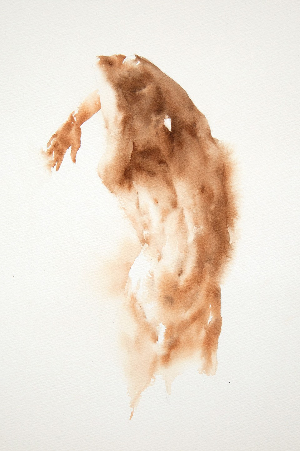 Эротика в монохромной акварели