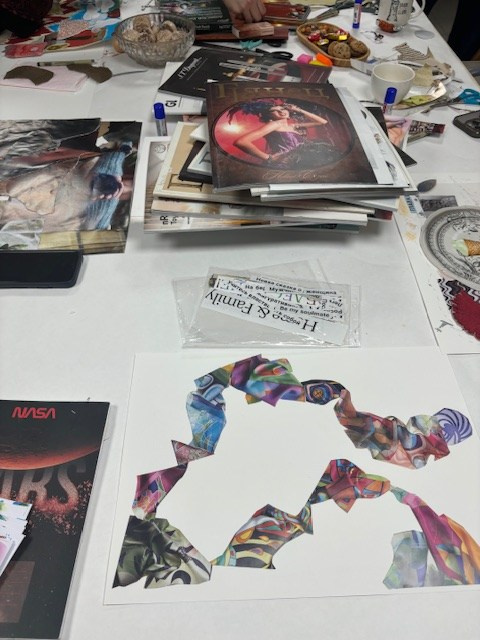 Коллажный клуб «Встречи с собой»: самопознание и творчество. Художник Даля Бучионите