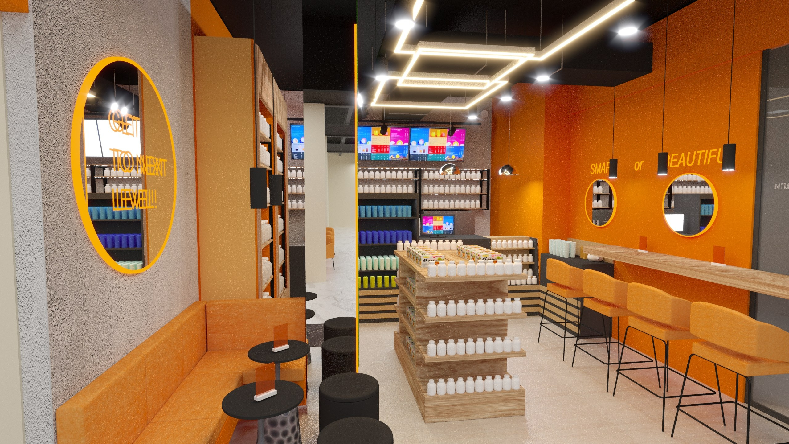 Визуализация магазина спортивного питания